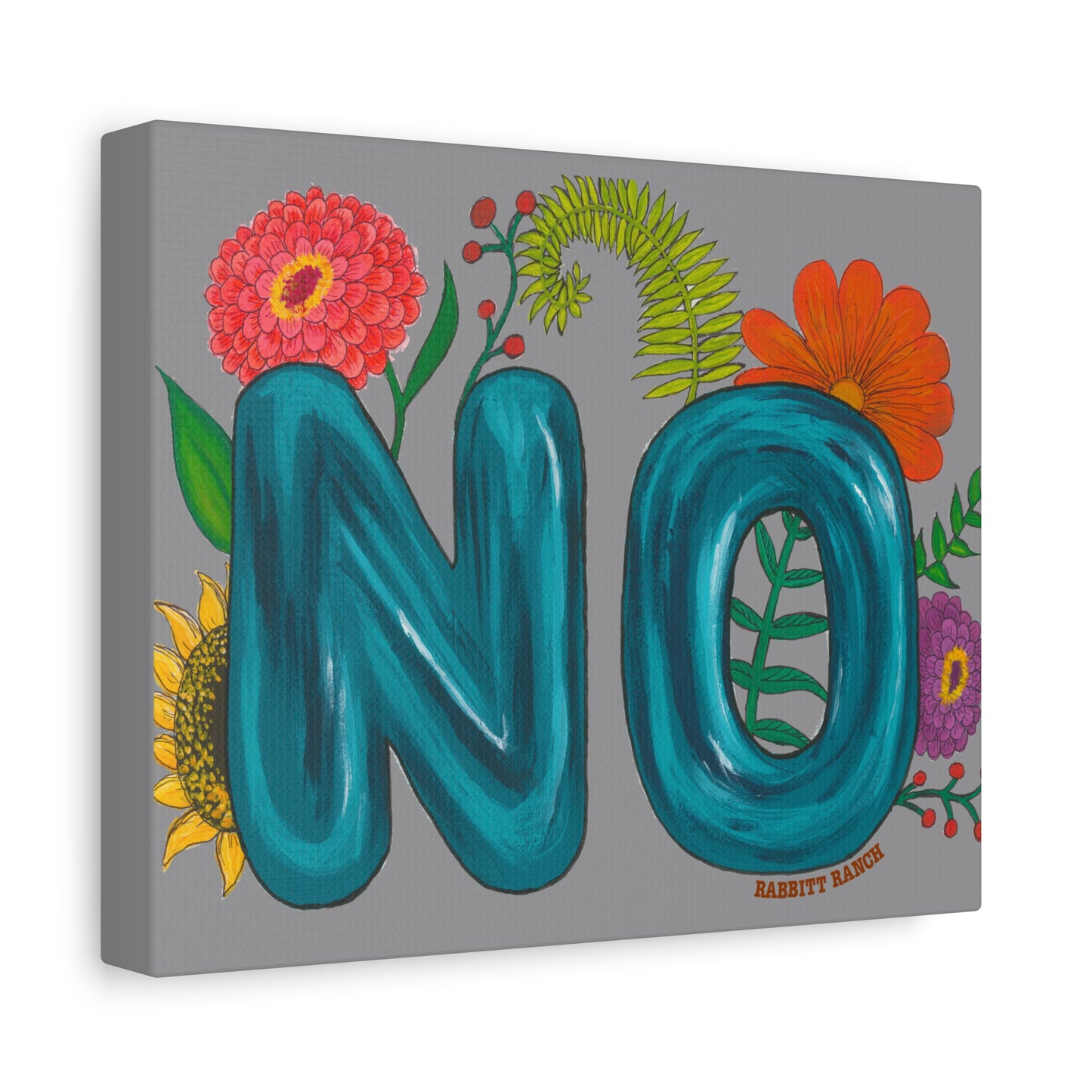"NO" Canvas Gallery Wraps