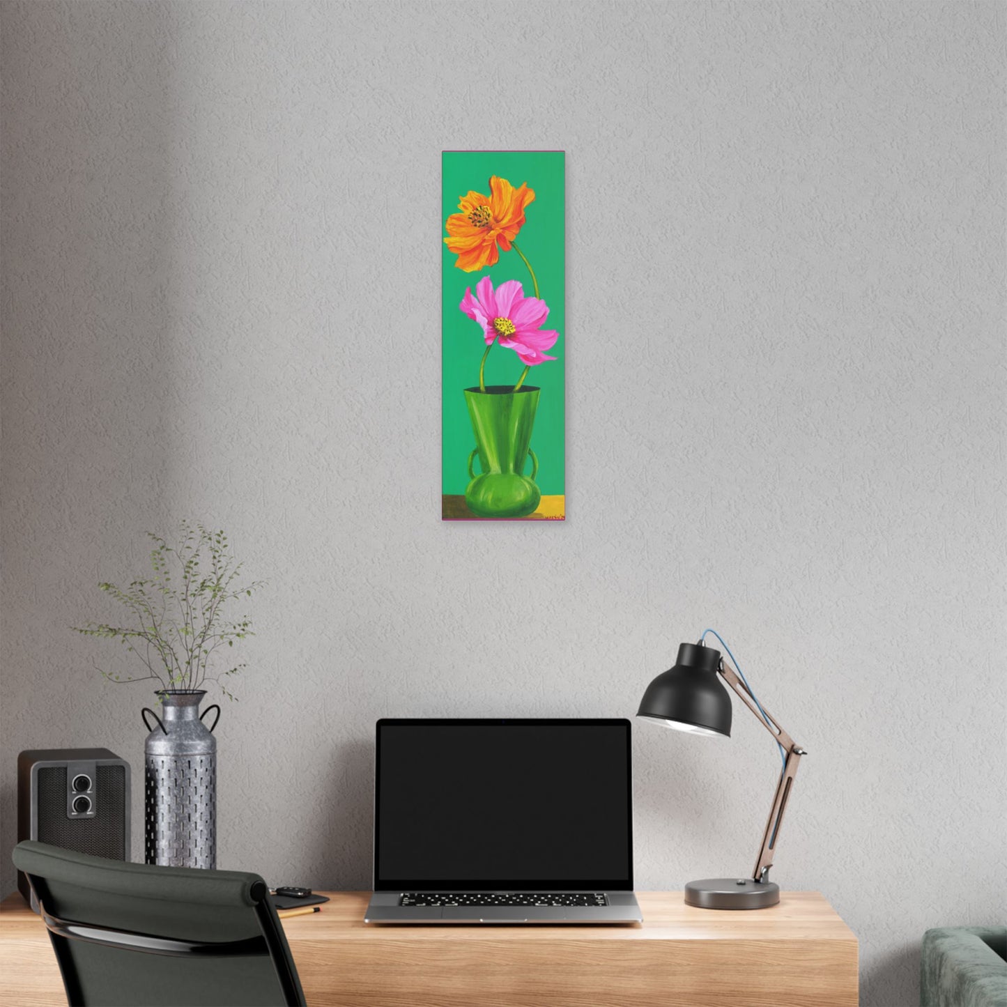 Cosmos Tall Skinny Classic Stretched Canvas