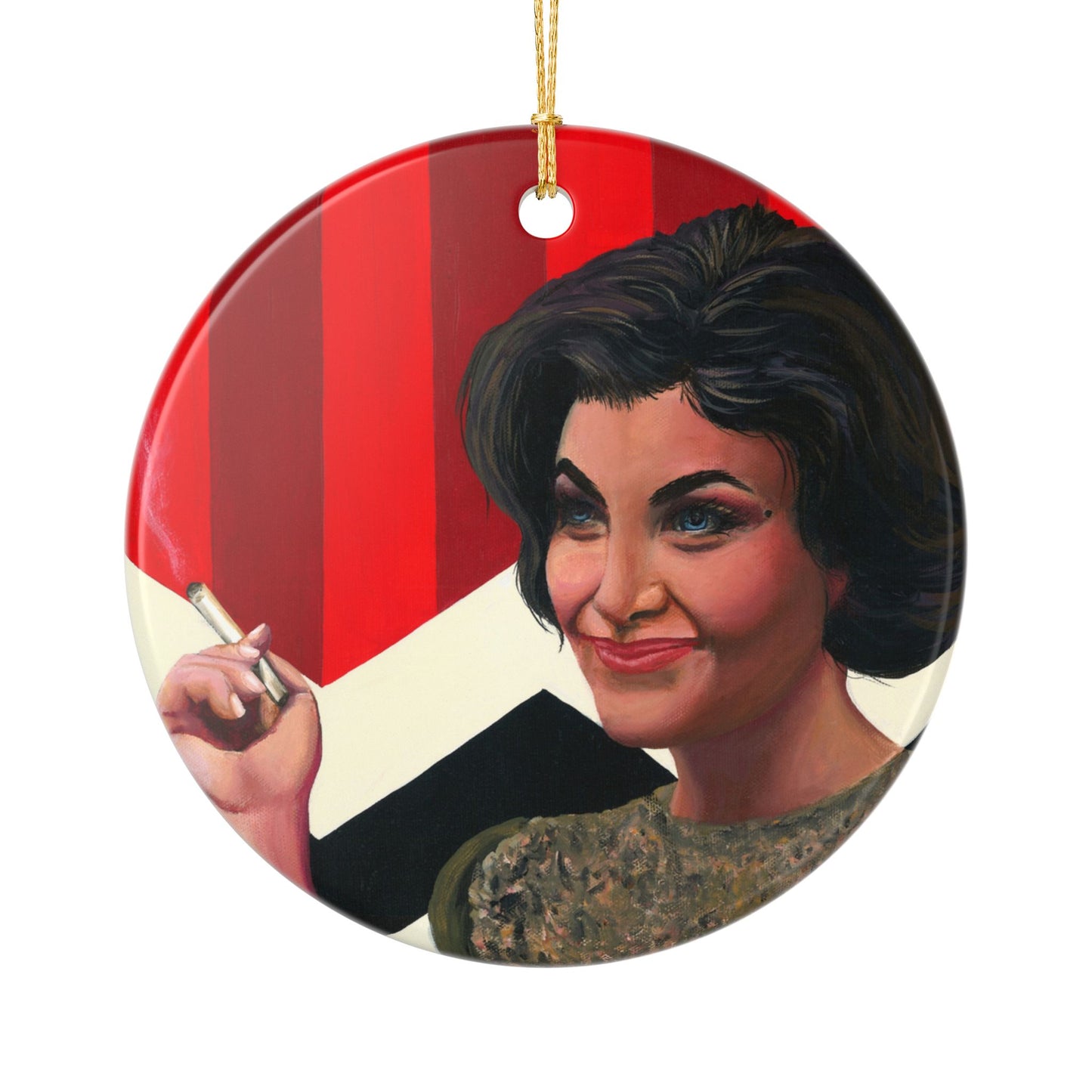 Audrey Horne Ceramic Ornament (2-Side Print)