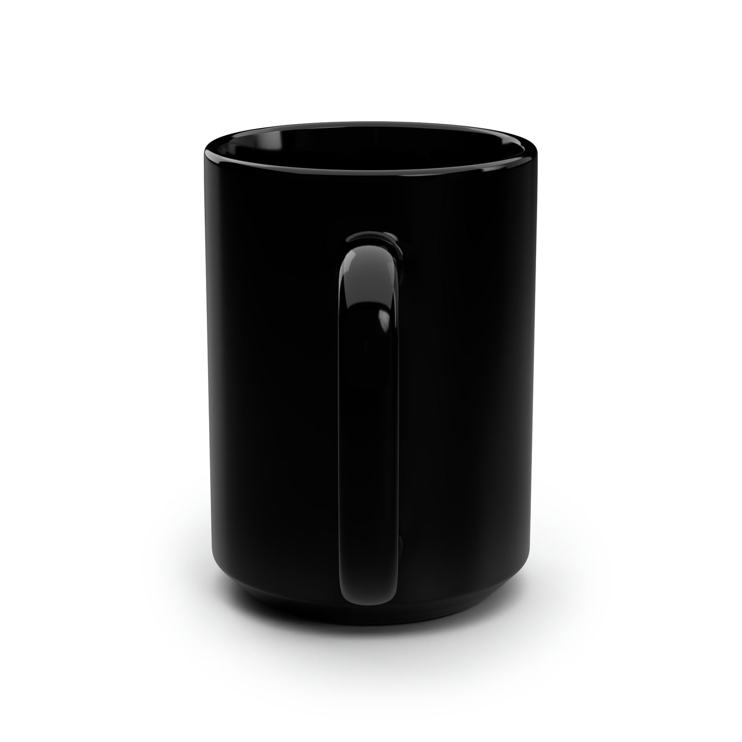 Octopus in Space Black Mug, 15oz