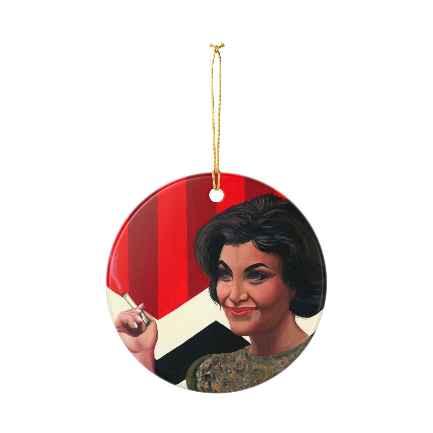 Audrey Horne Ceramic Ornament (2-Side Print)