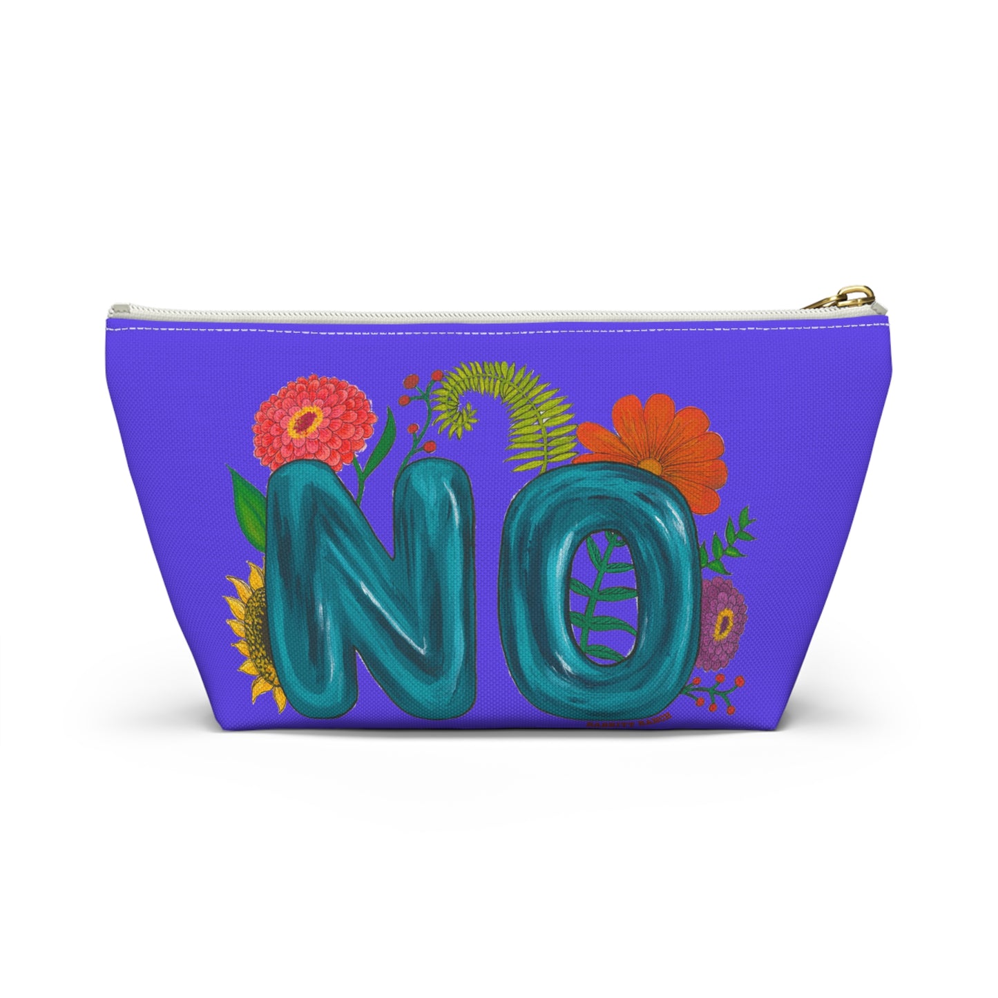 "No" Accessory Pouch w T-bottom