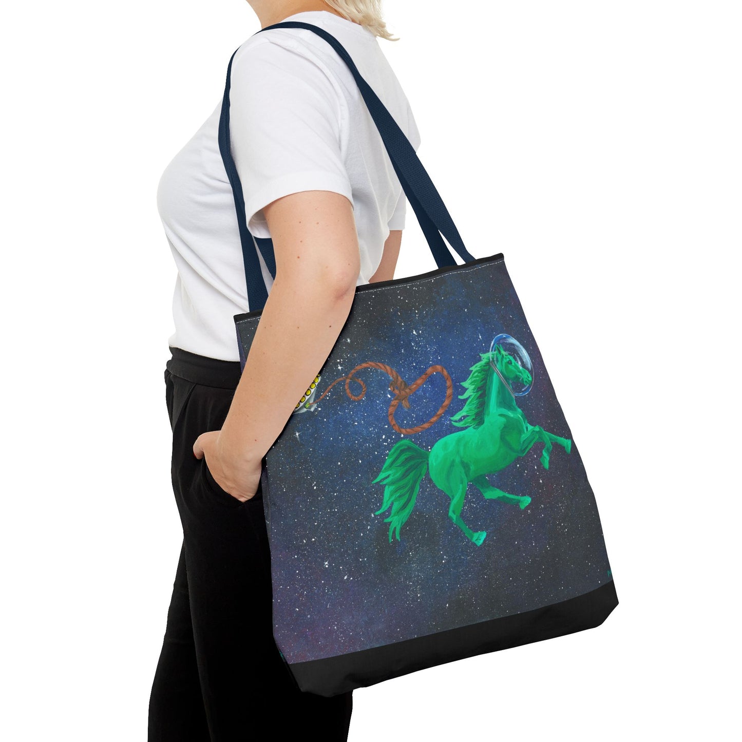 Space Horse Tote Bag