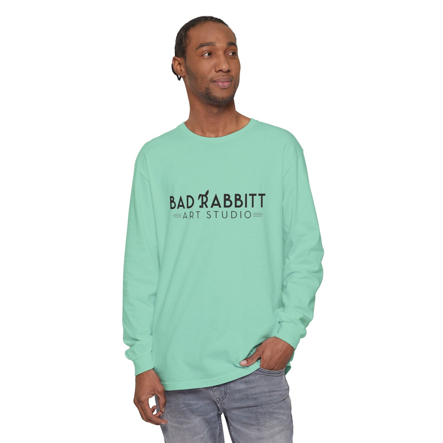 Bad Rabbitt Art Studio Comfort Color's Unisex Garment-dyed Long Sleeve T-Shirt
