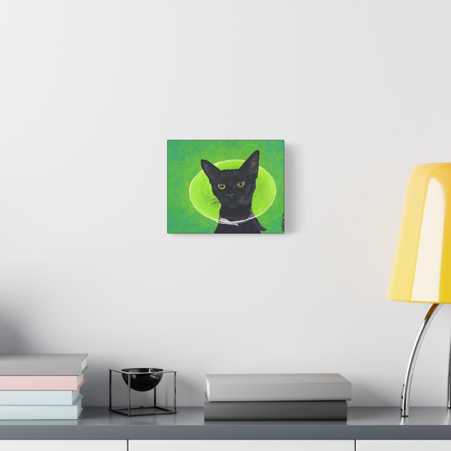 Gene Parmesan Cone of Shame - Canvas Gallery Wrap