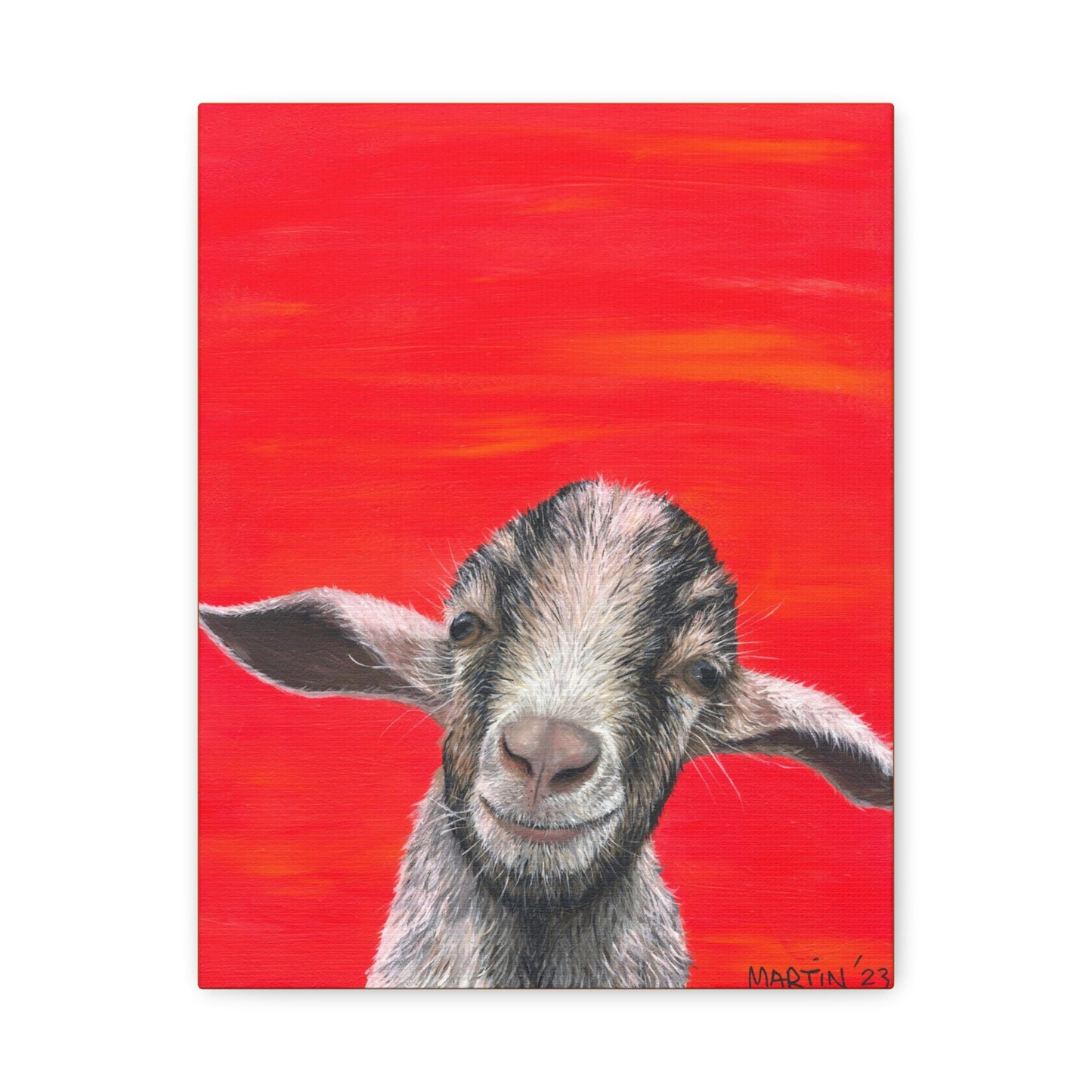 Parsnip the Goat Canvas Gallery Wrap