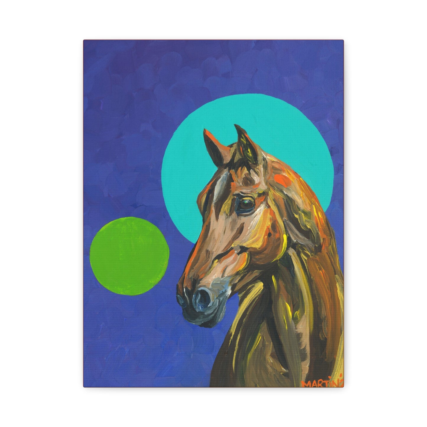 Brown Horse Canvas Gallery Wrap