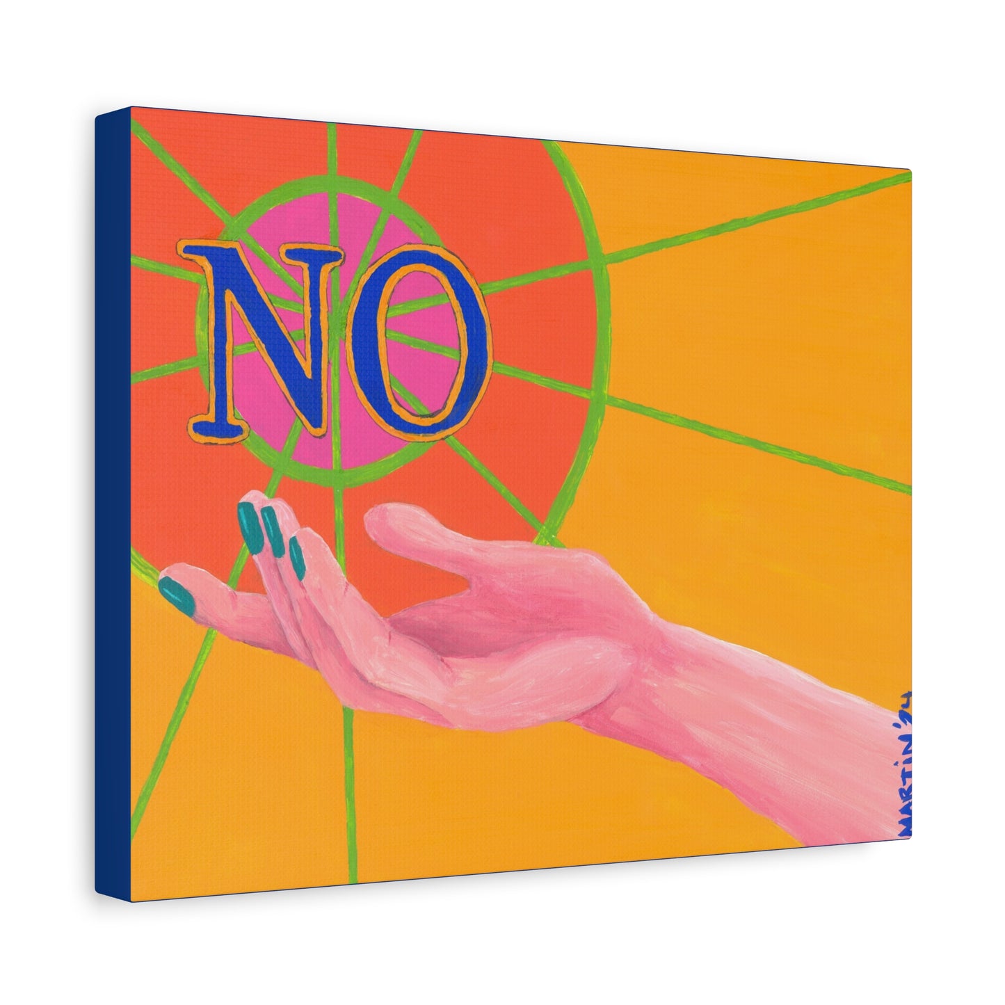 "NO 2024" Canvas Gallery Wrap