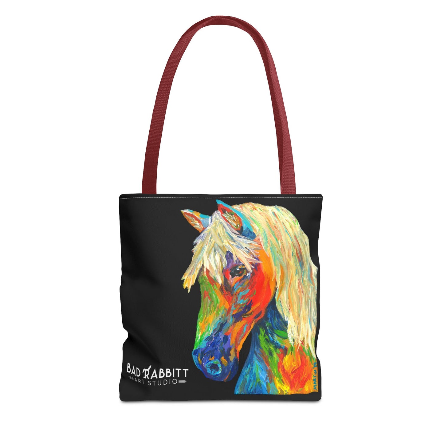 Rainbow Horse Tote Bag (AOP)