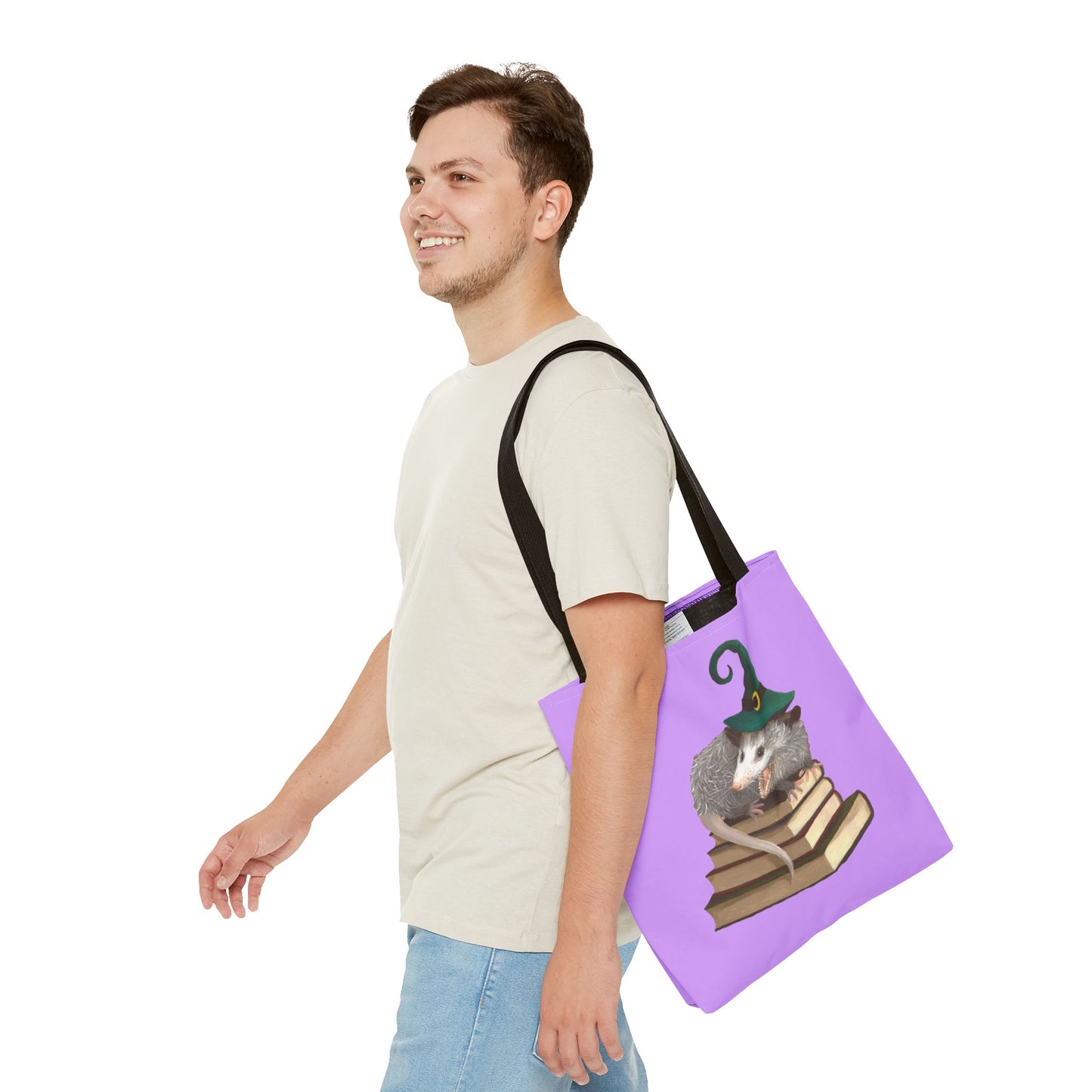 Opossum Witch Tote Bag (AOP)