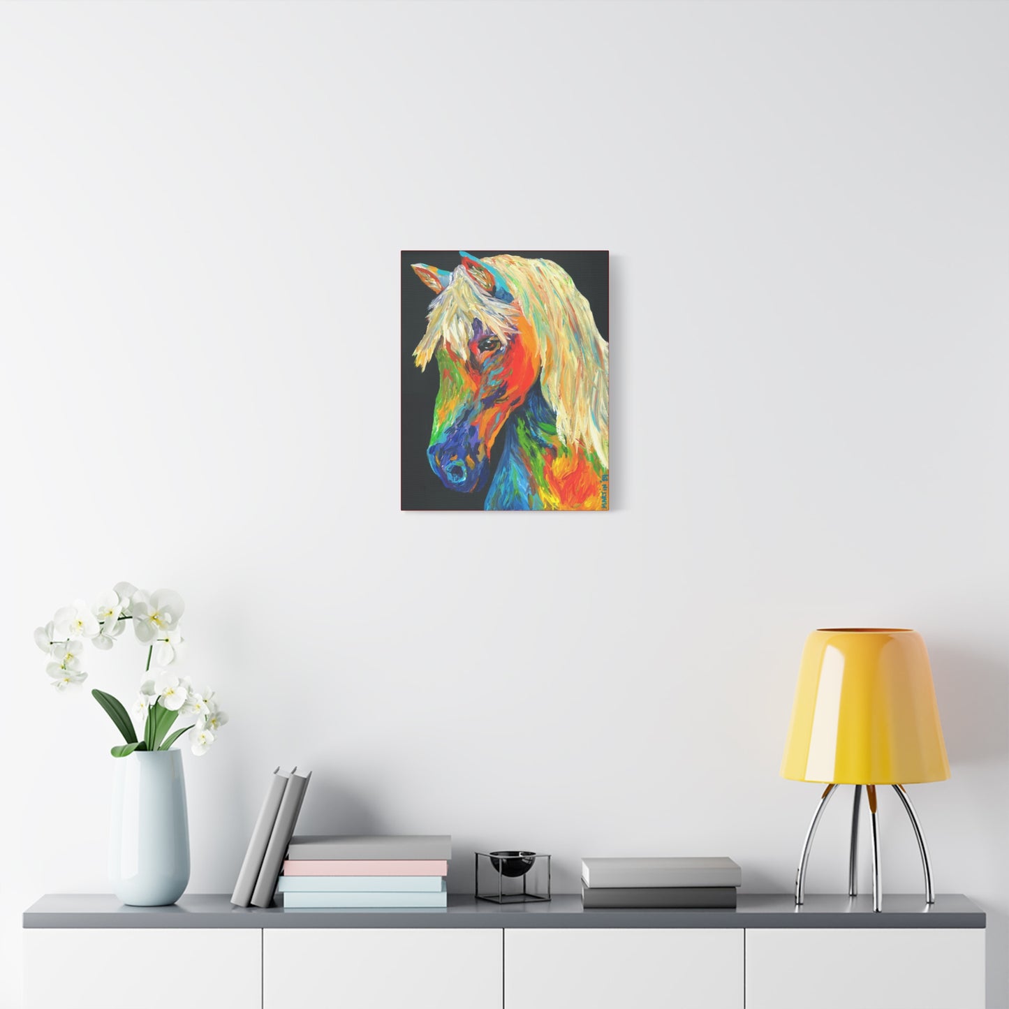 Rainbow Horse Canvas Gallery Wrap
