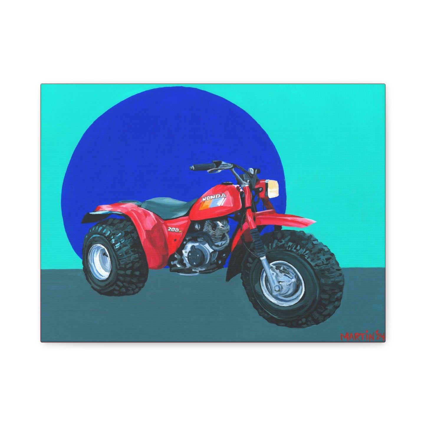 Honda ATC 200 Canvas Gallery Wrap