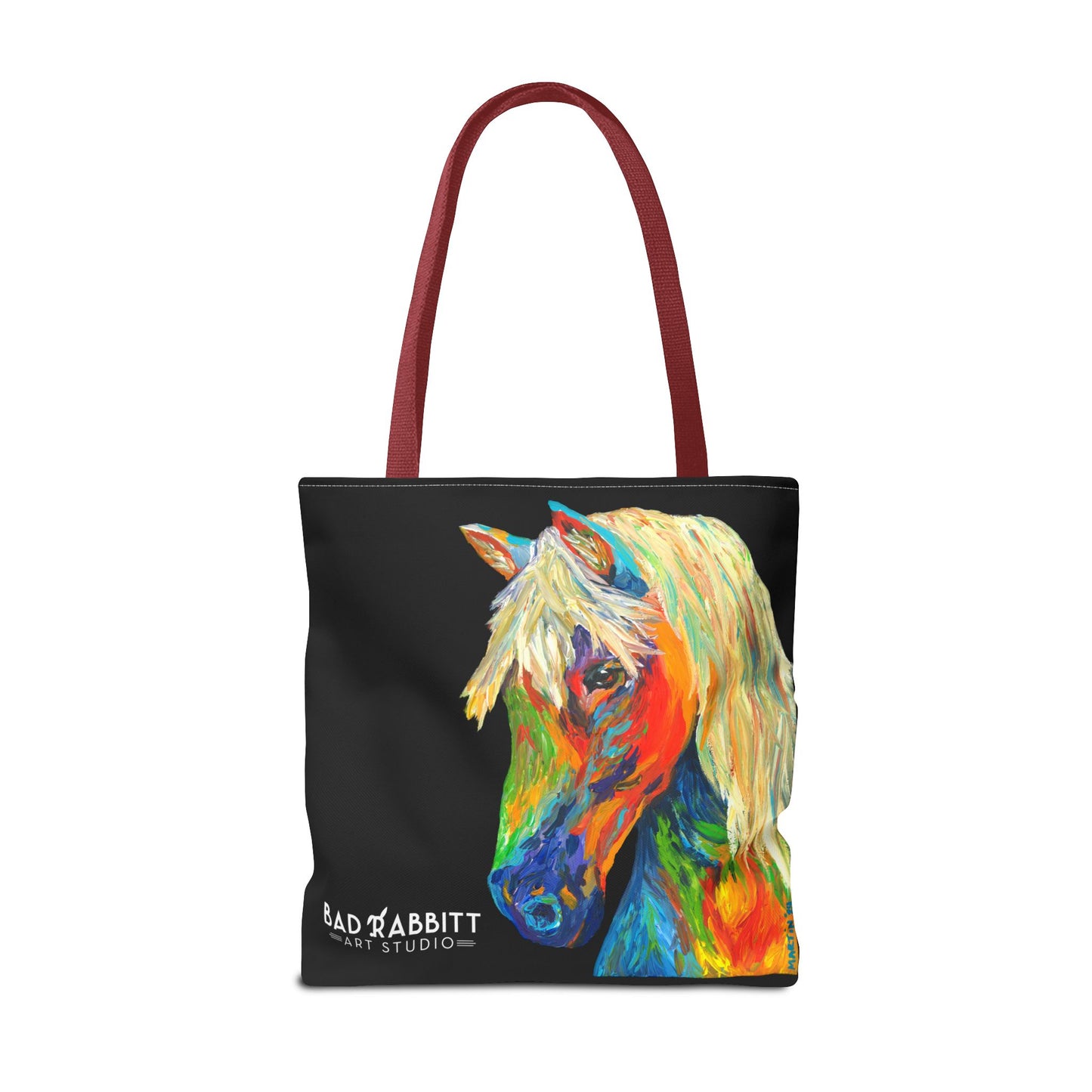 Rainbow Horse Tote Bag (AOP)