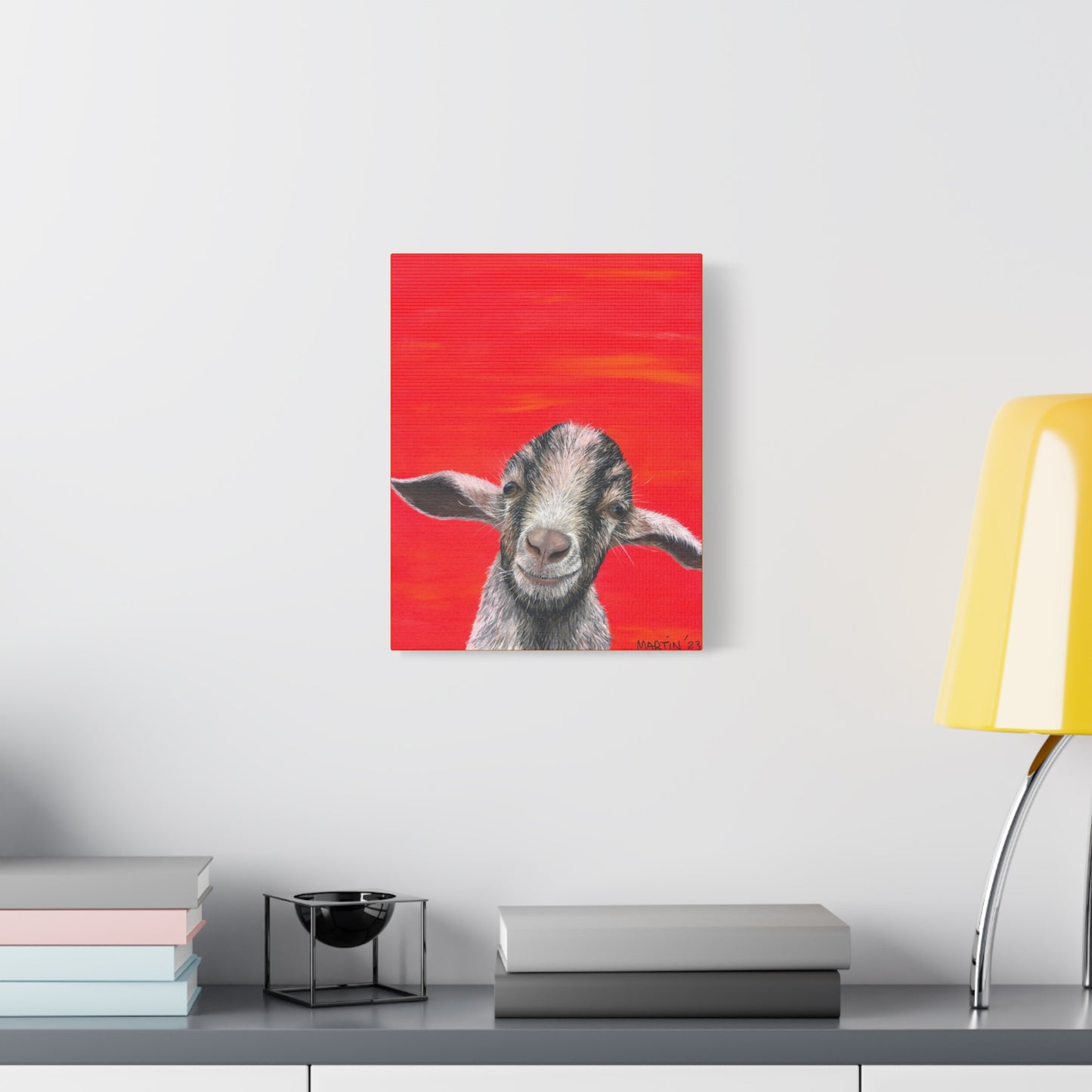 Parsnip the Goat Canvas Gallery Wrap