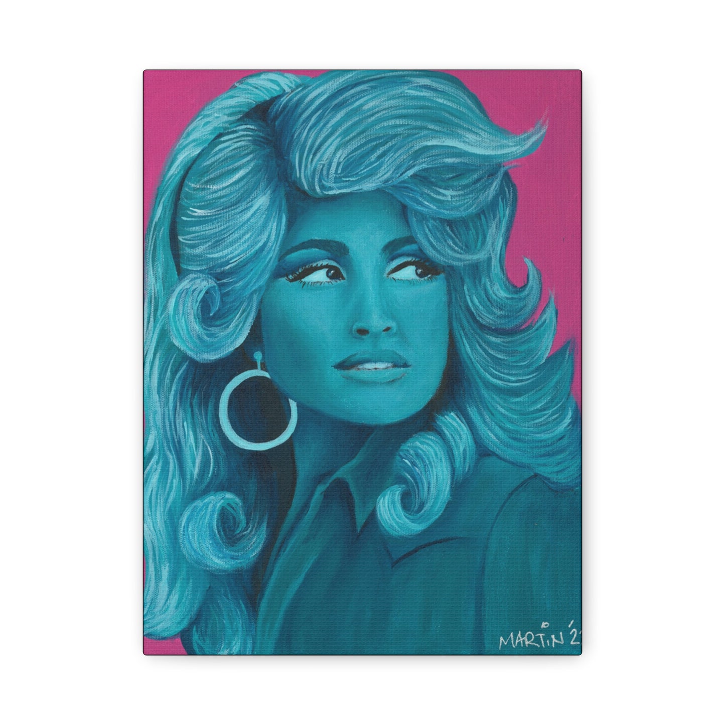 Teal Dolly - Canvas Gallery Wrap