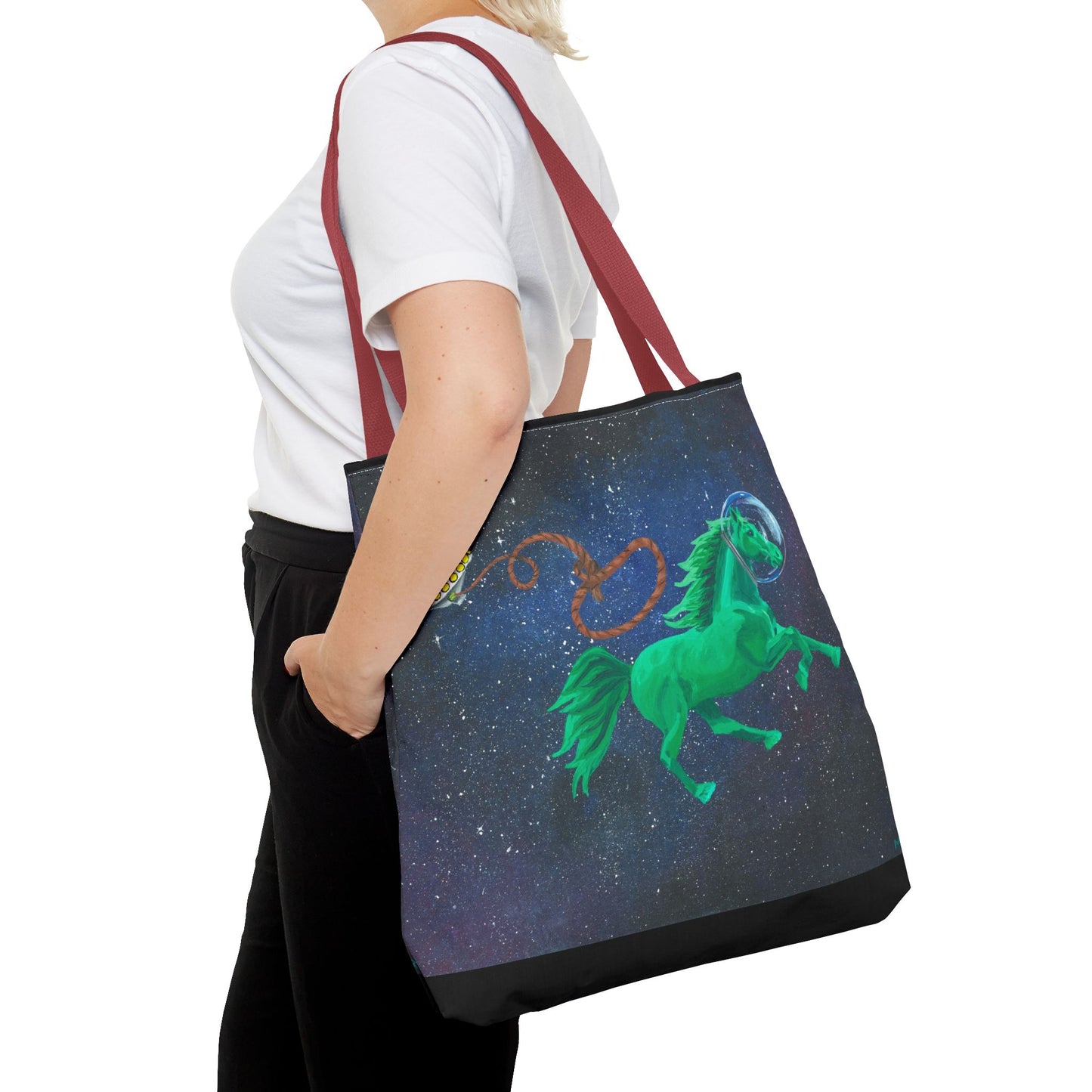 Space Horse Tote Bag