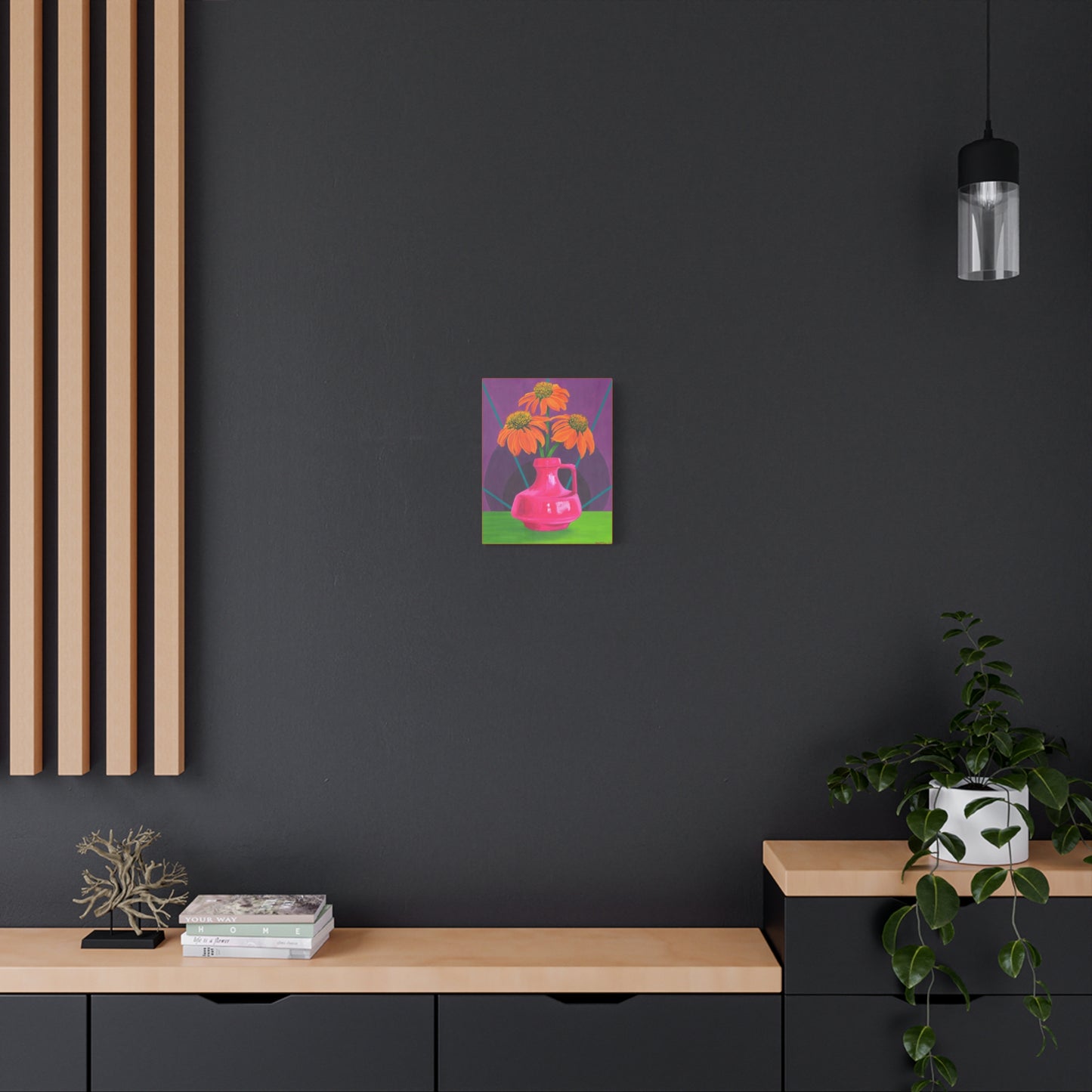 Orange Coneflowers Canvas Gallery Wrap