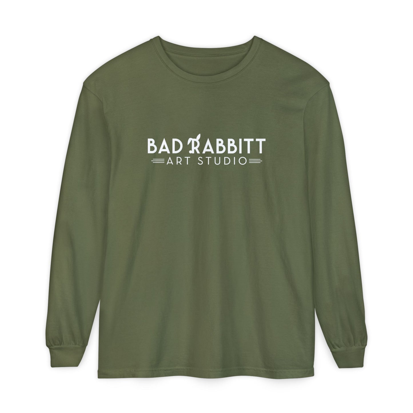 Bad Rabbitt Art Studio Comfort Color's Unisex Garment-dyed Long Sleeve T-Shirt