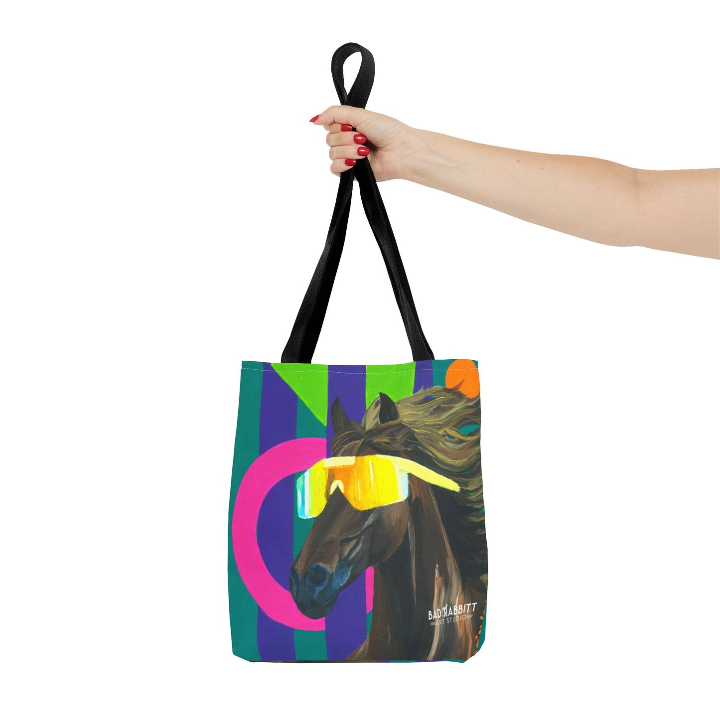 Dude Bro Horse Tote Bag (AOP)