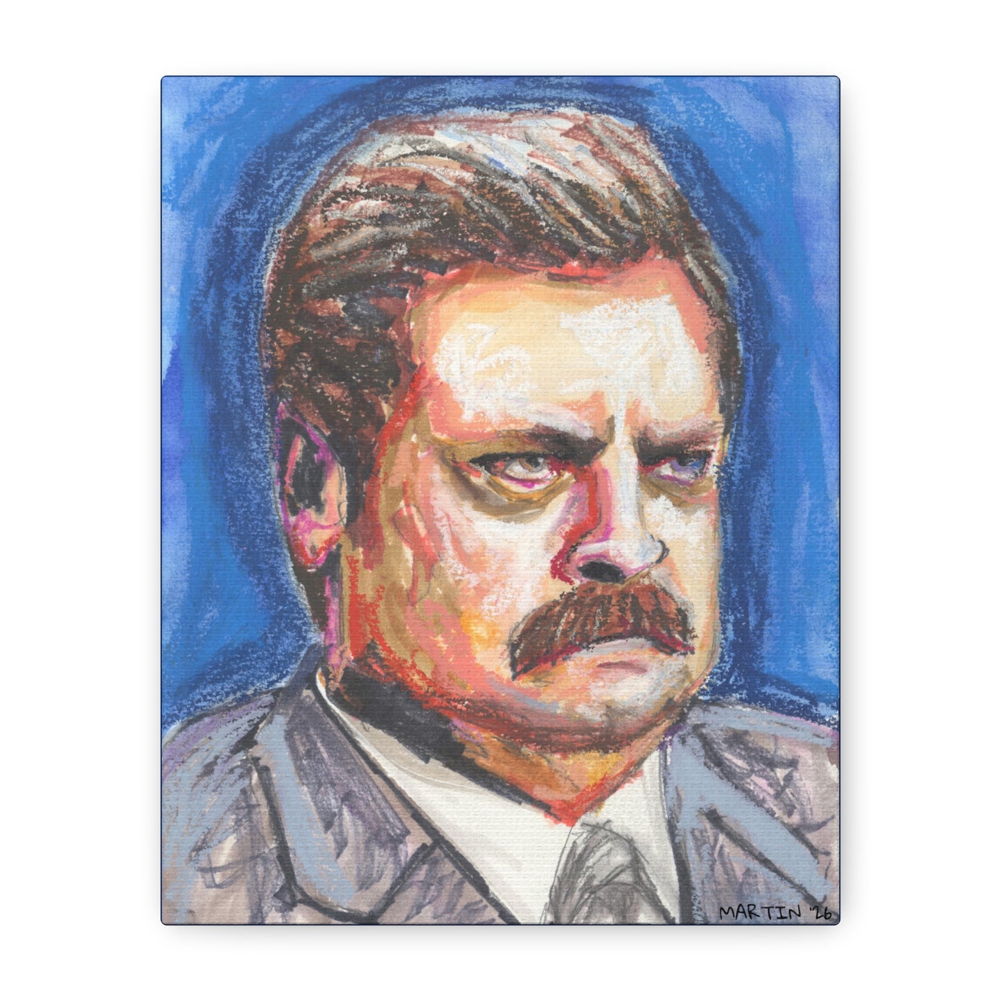 "Swan Ronson" Matte Canvas, Stretched, 1.25"