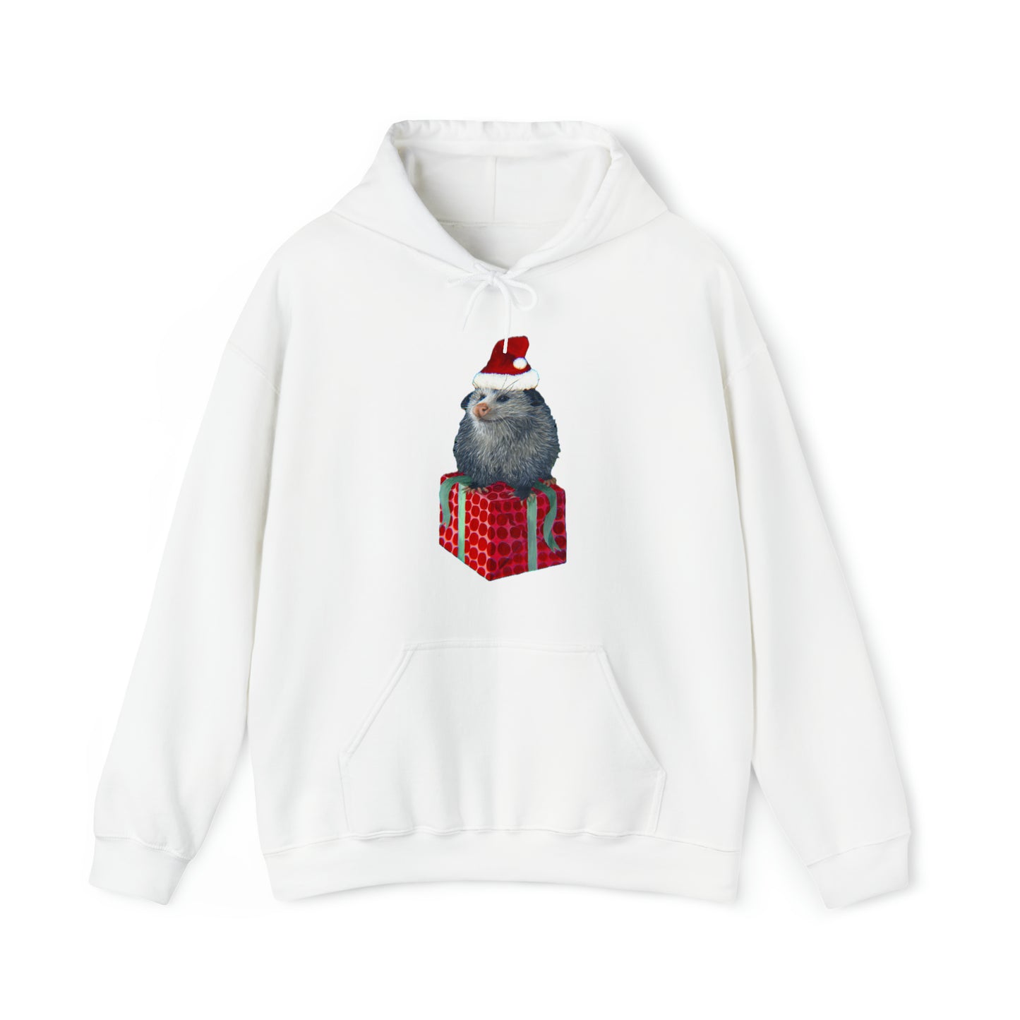 Christmas Opossum Unisex Heavy Blend™ Hooded Sweatshirt