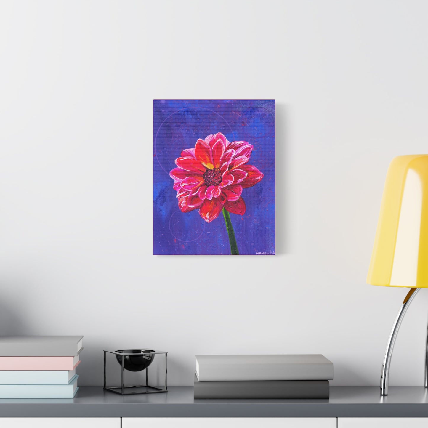 "Dahlia" Matte Canvas, Stretched, 1.25"