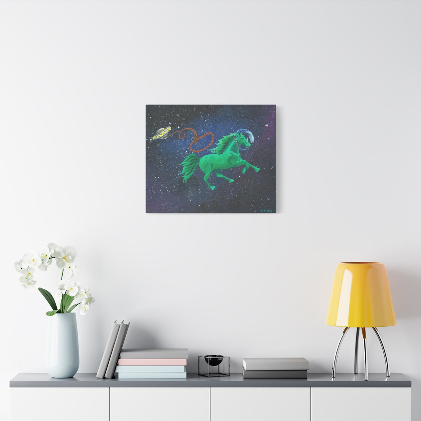 Space Horse Canvas Gallery Wrap