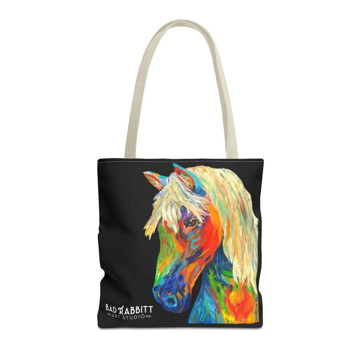 Rainbow Horse Tote Bag (AOP)