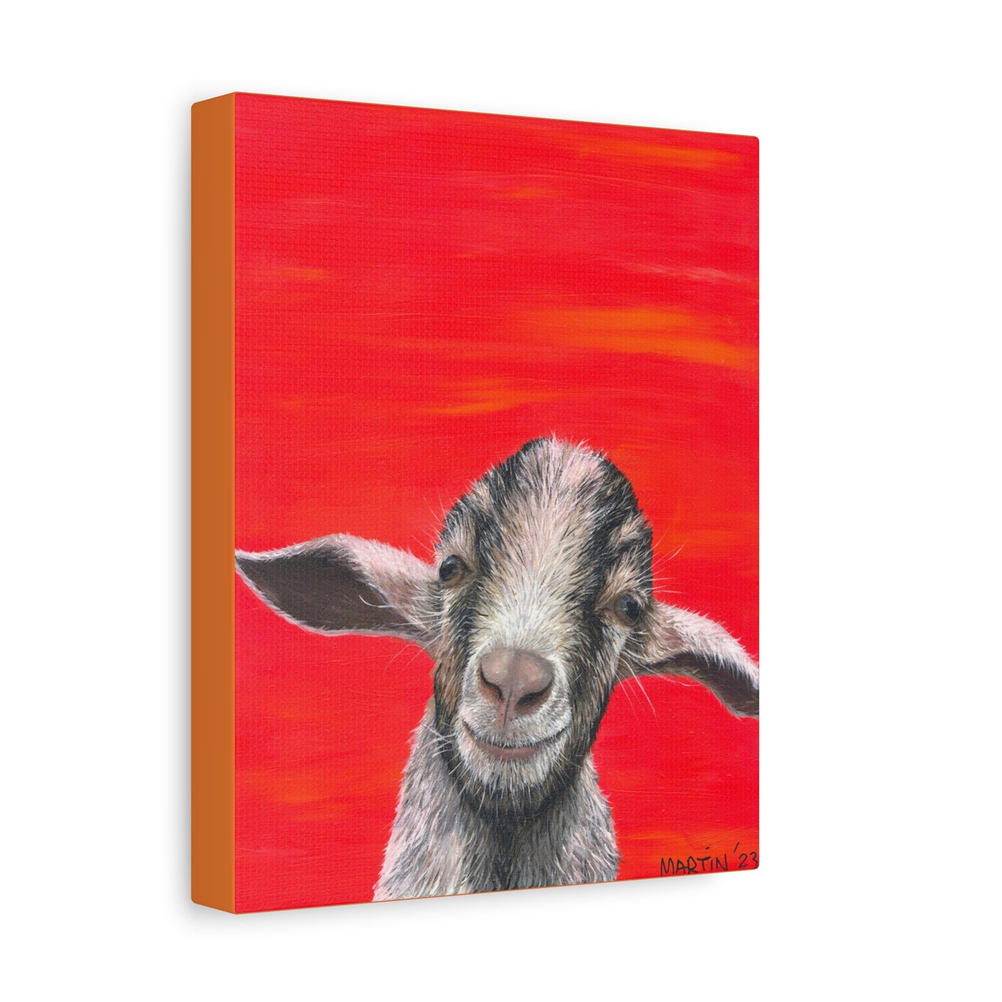 Parsnip the Goat Canvas Gallery Wrap