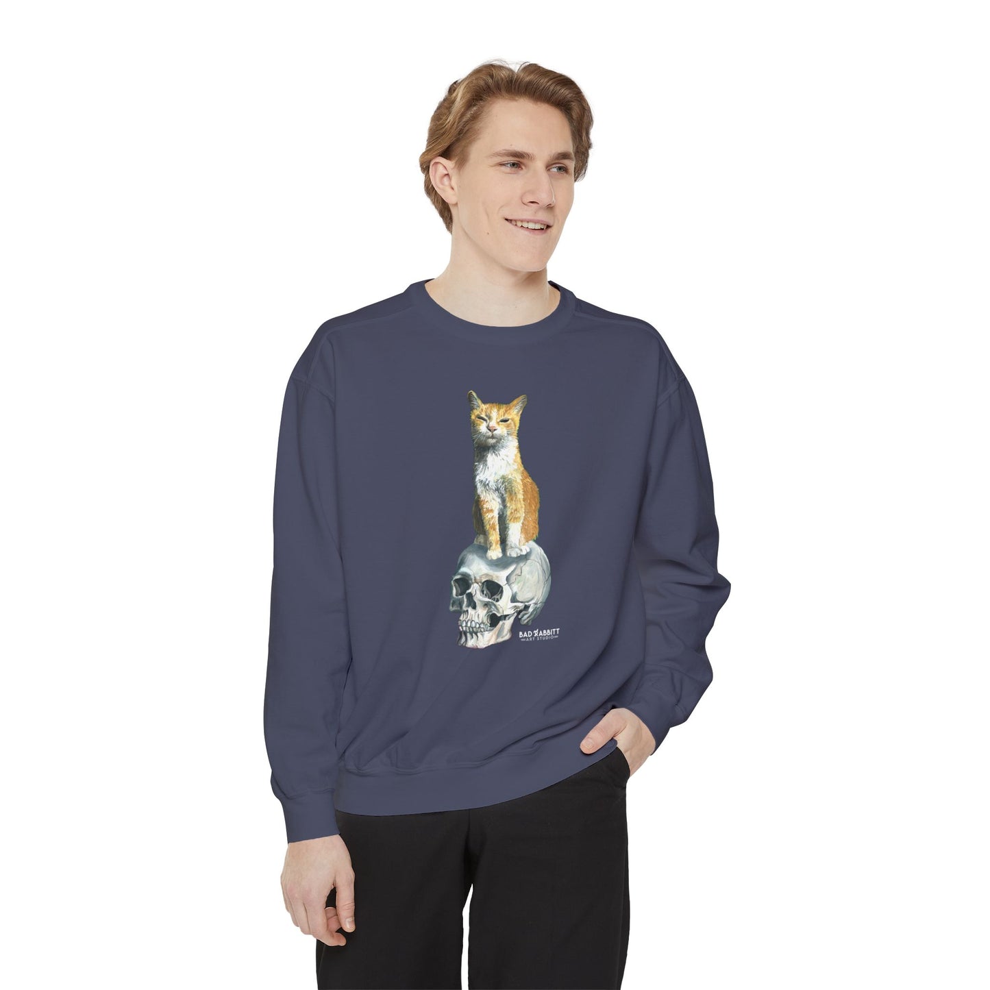 Dave and the Skull of His Enemy Unisex Garment-Dyed Sweatshirt