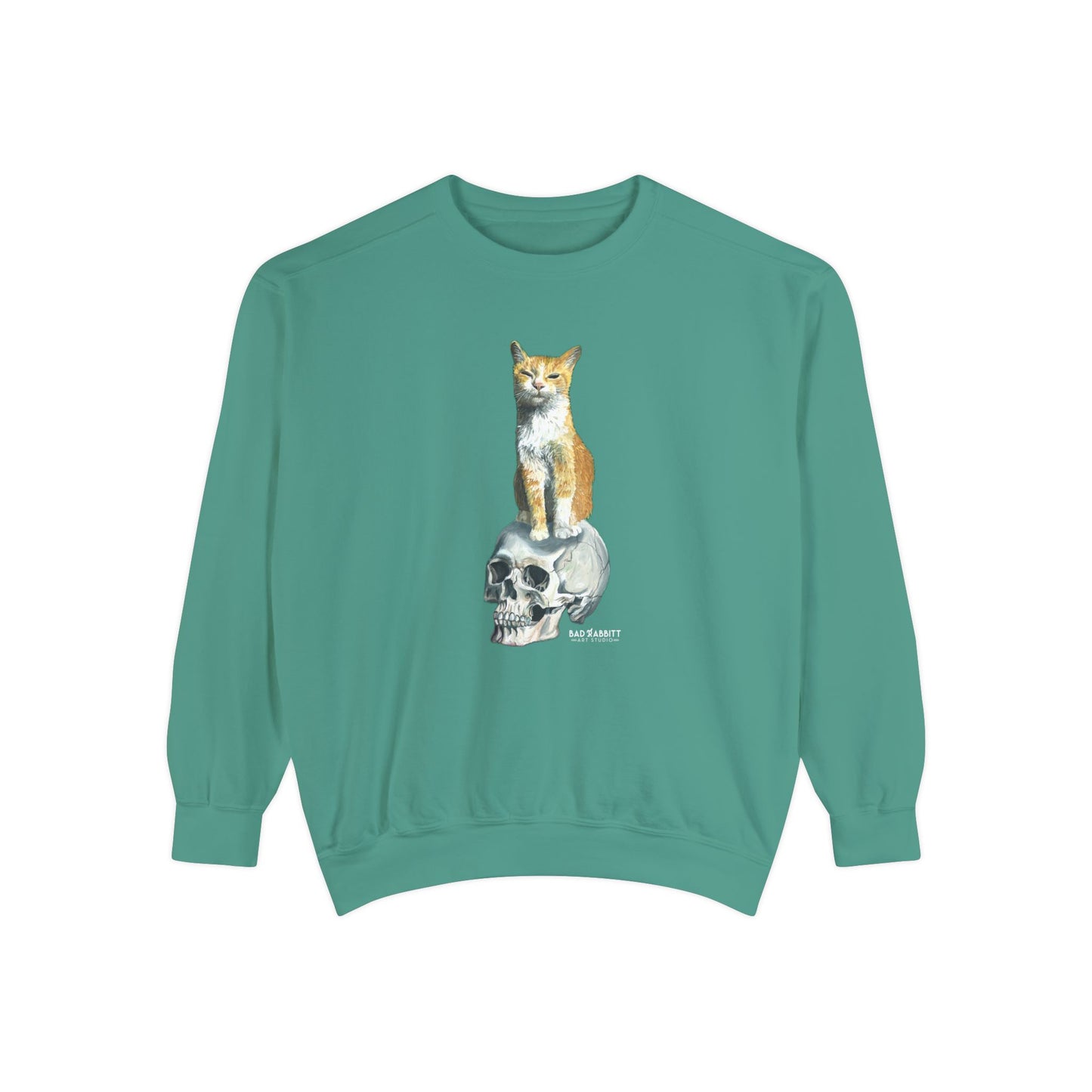 Dave and the Skull of His Enemy Unisex Garment-Dyed Sweatshirt