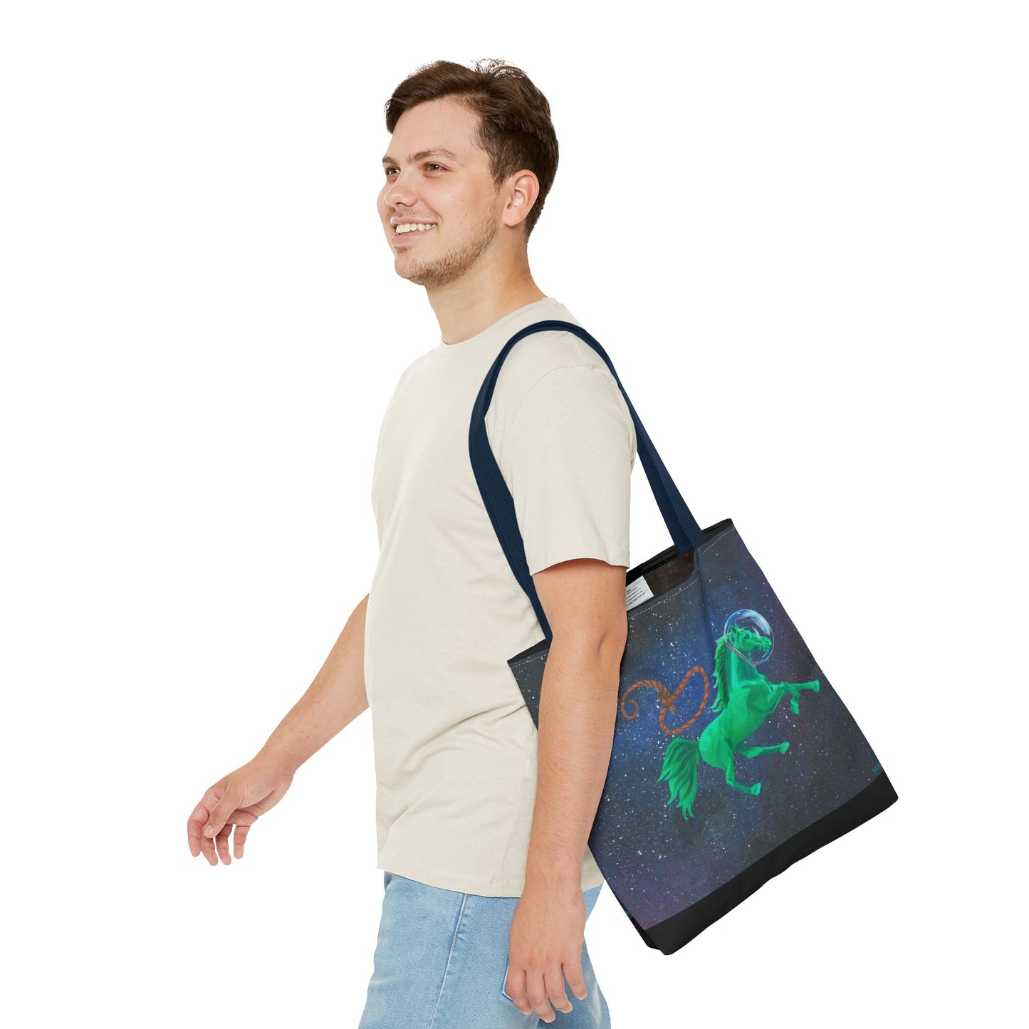 Space Horse Tote Bag
