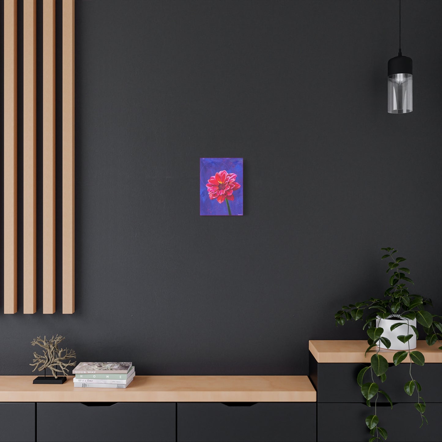 "Dahlia" Matte Canvas, Stretched, 1.25"