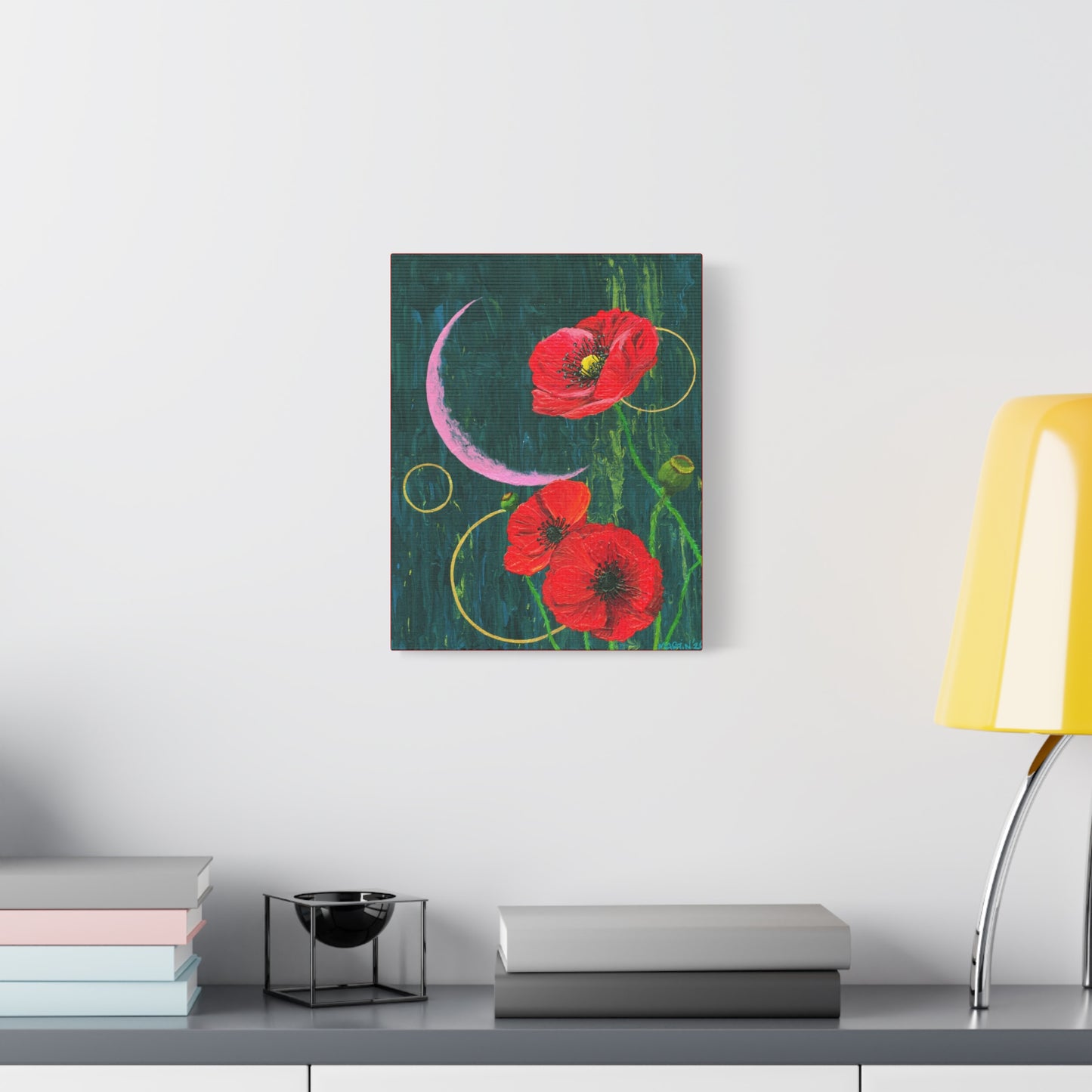 "Poppies" Matte Canvas, Stretched, 1.25"