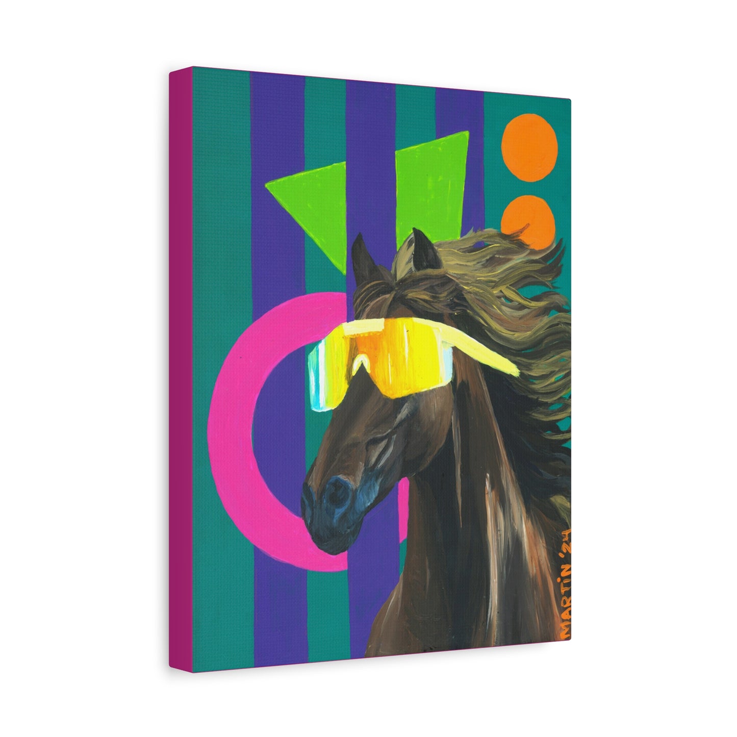 Dude Bro Horse Canvas Gallery Wrap