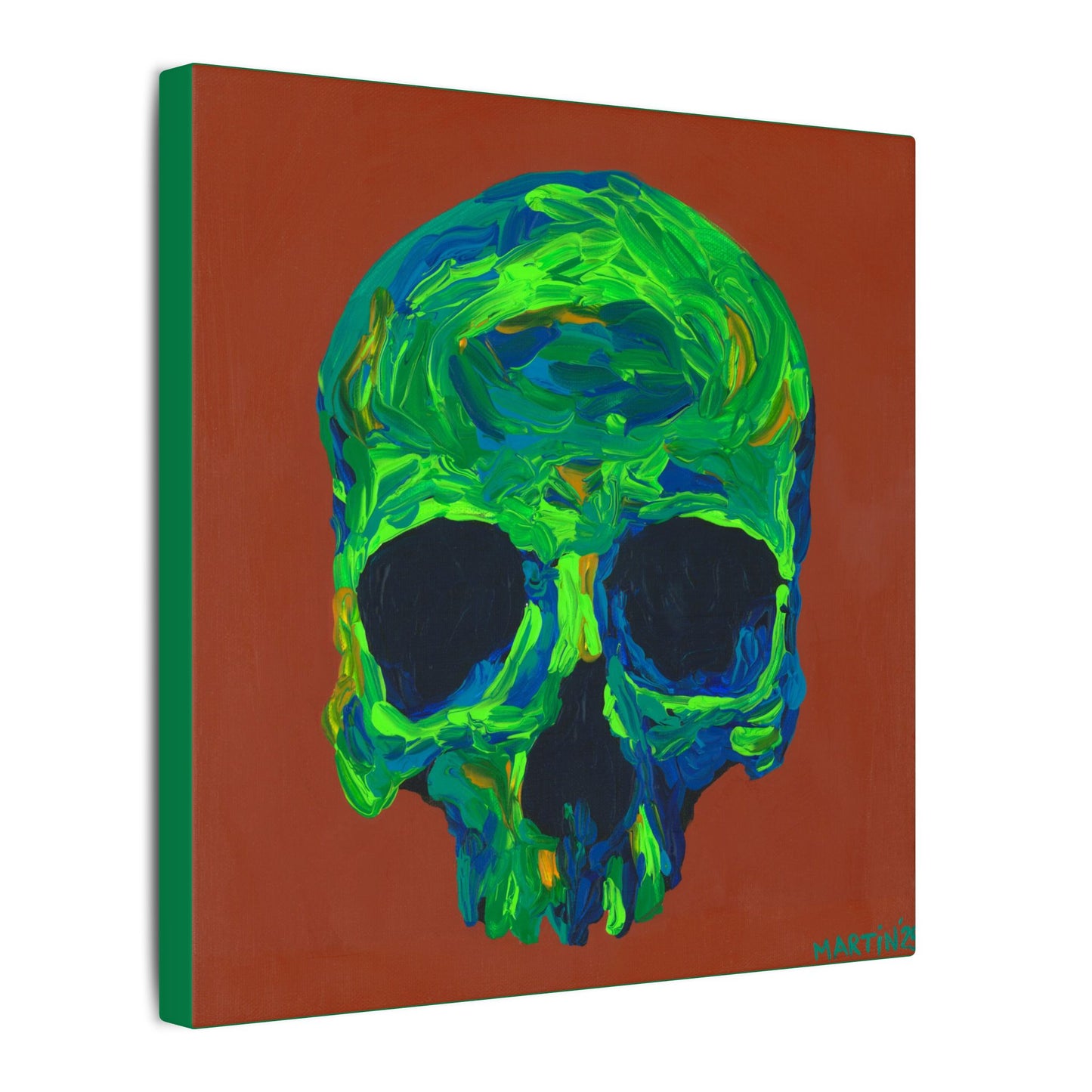 Goopy Skull Canvas Gallery Wrap
