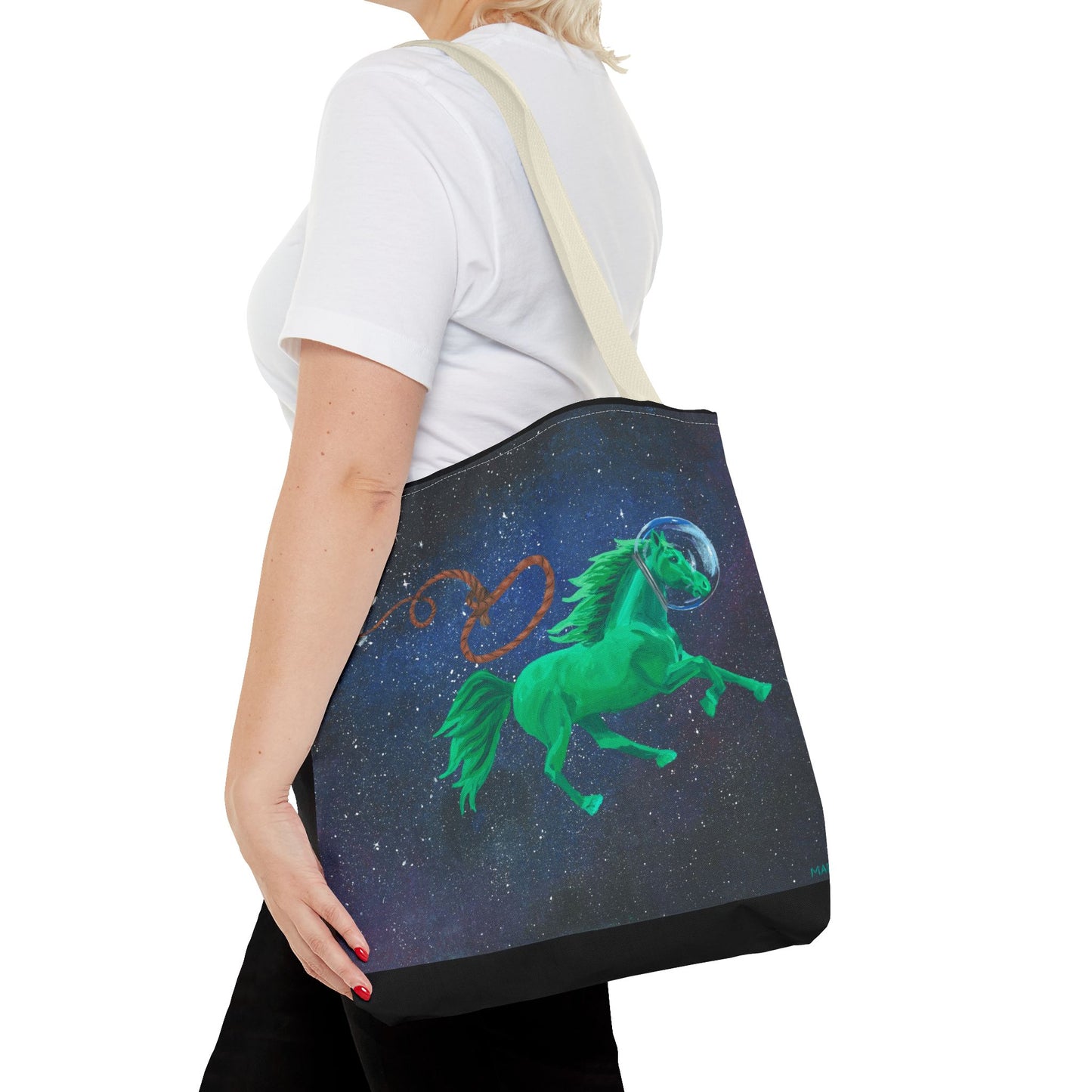 Space Horse Tote Bag