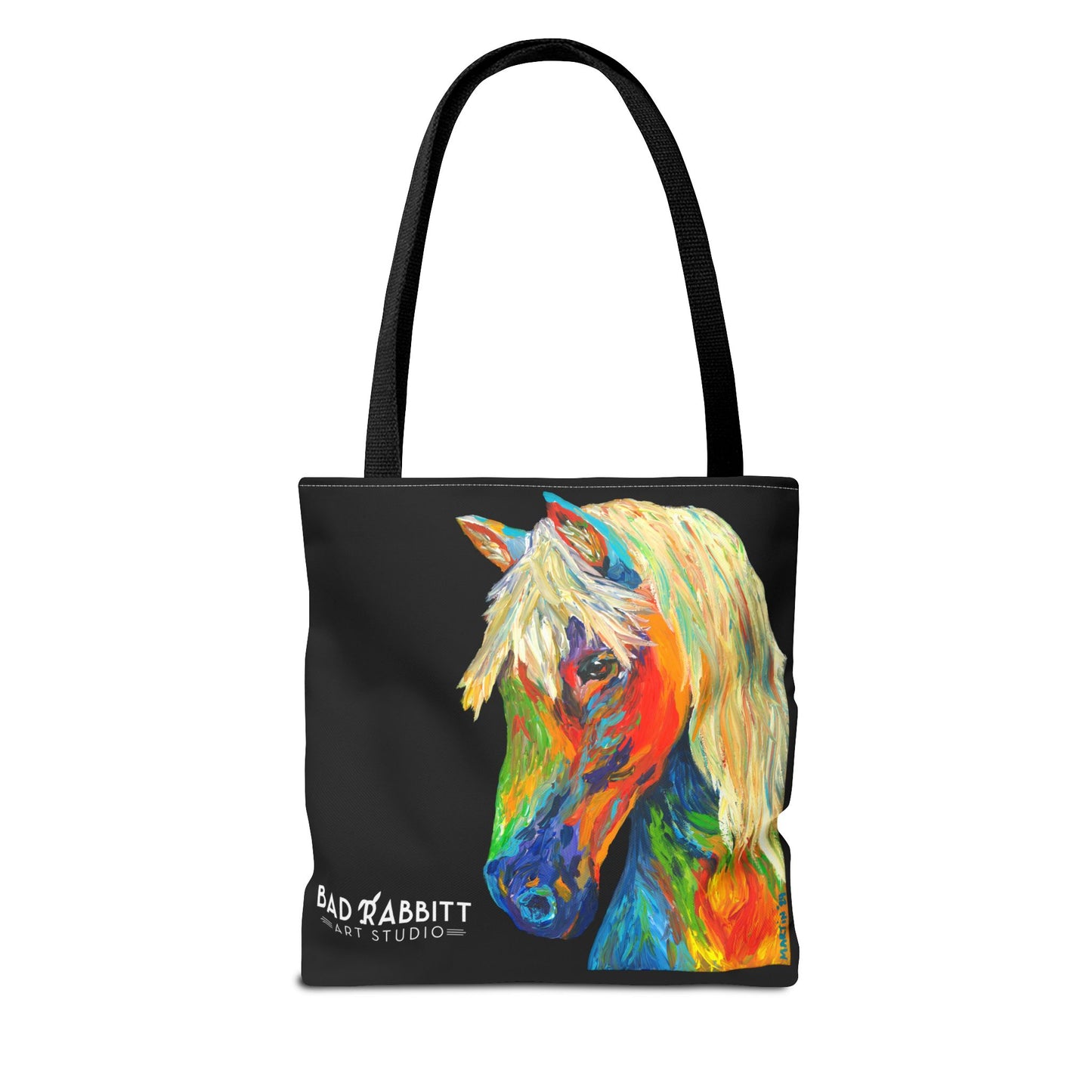 Rainbow Horse Tote Bag (AOP)