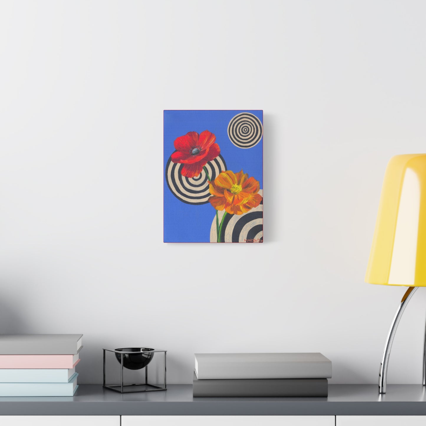 "A Poppy and a Cosmo" Matte Canvas, Stretched, 1.25"