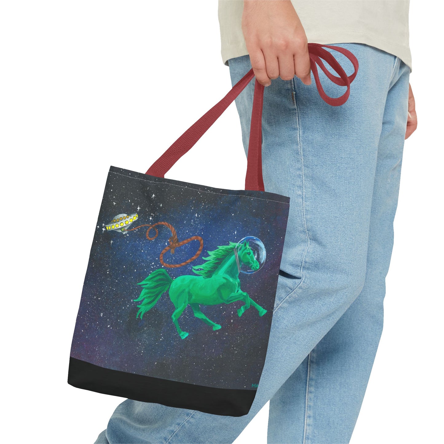 Space Horse Tote Bag