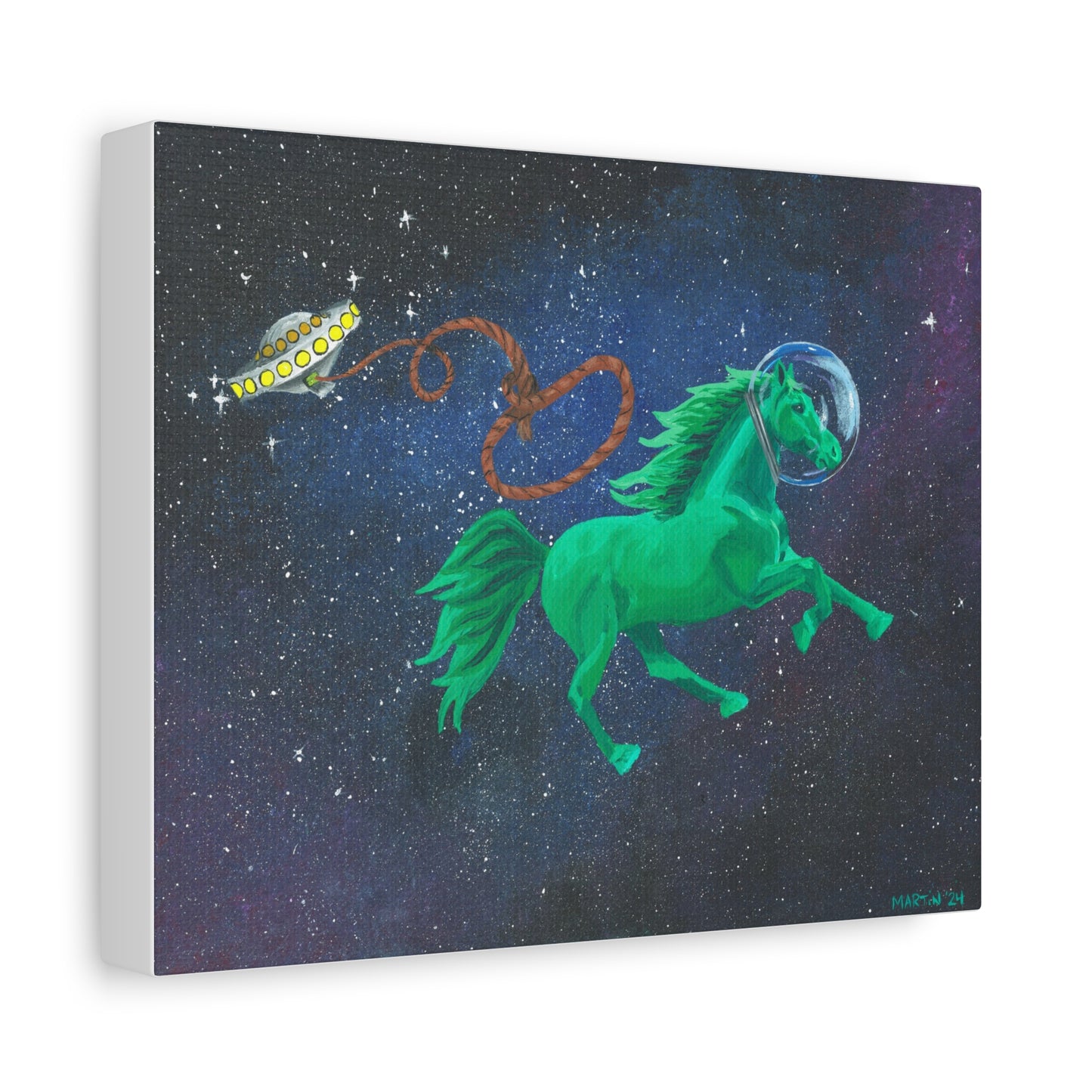 Space Horse Canvas Gallery Wrap