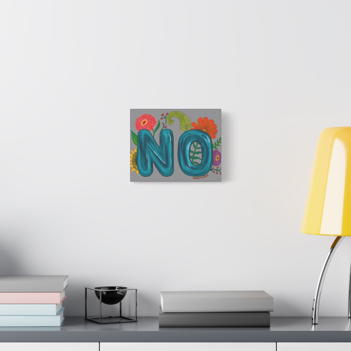 "NO" Canvas Gallery Wraps