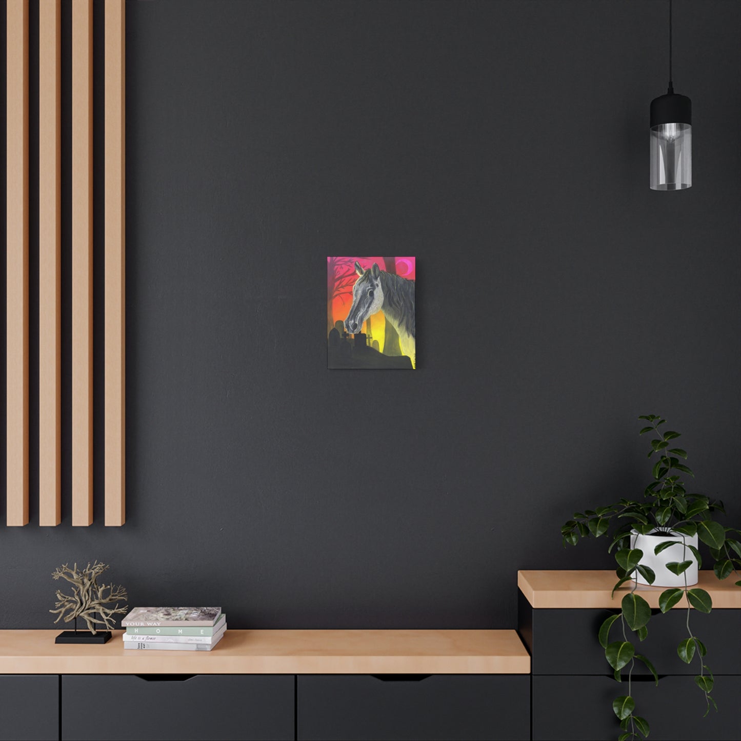 Spooky Horse Canvas Gallery Wraps