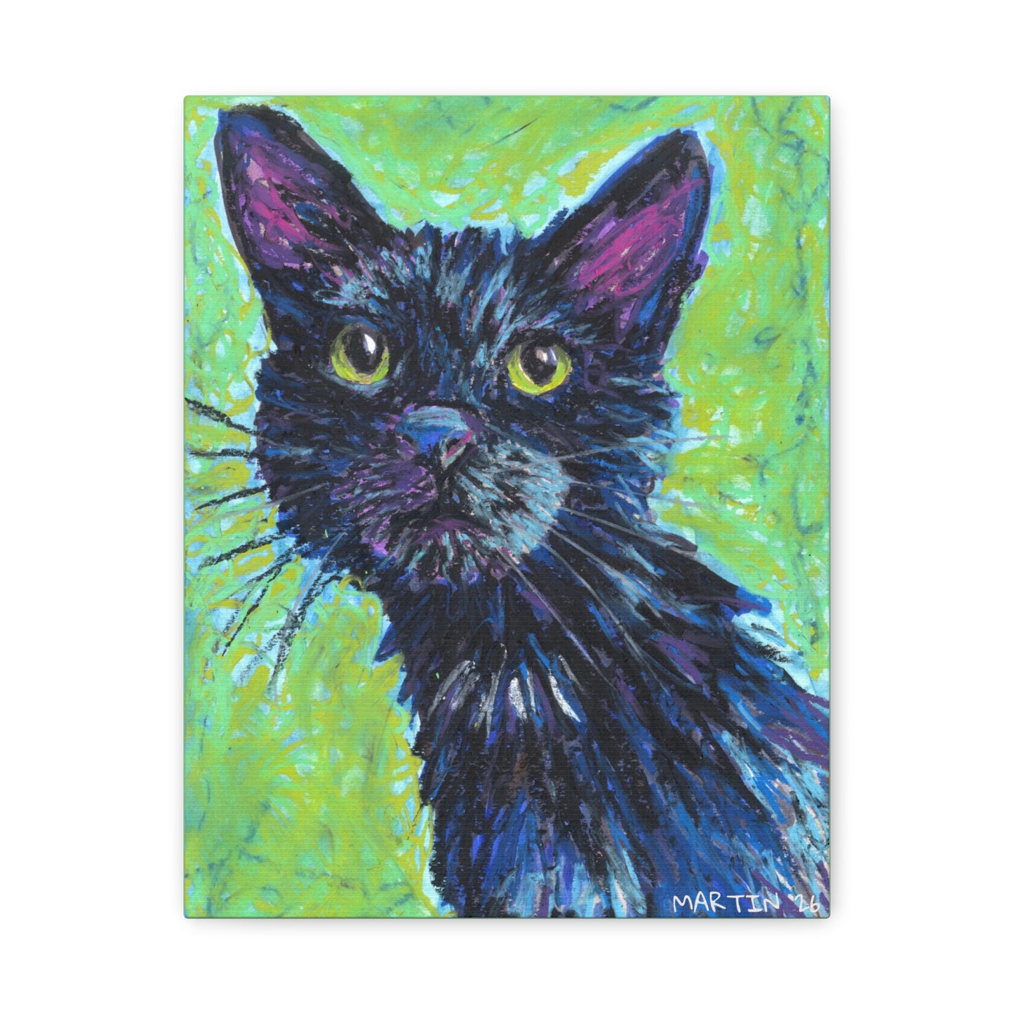 "Gene Parmesan Pastel" Matte Canvas, Stretched, 1.25"