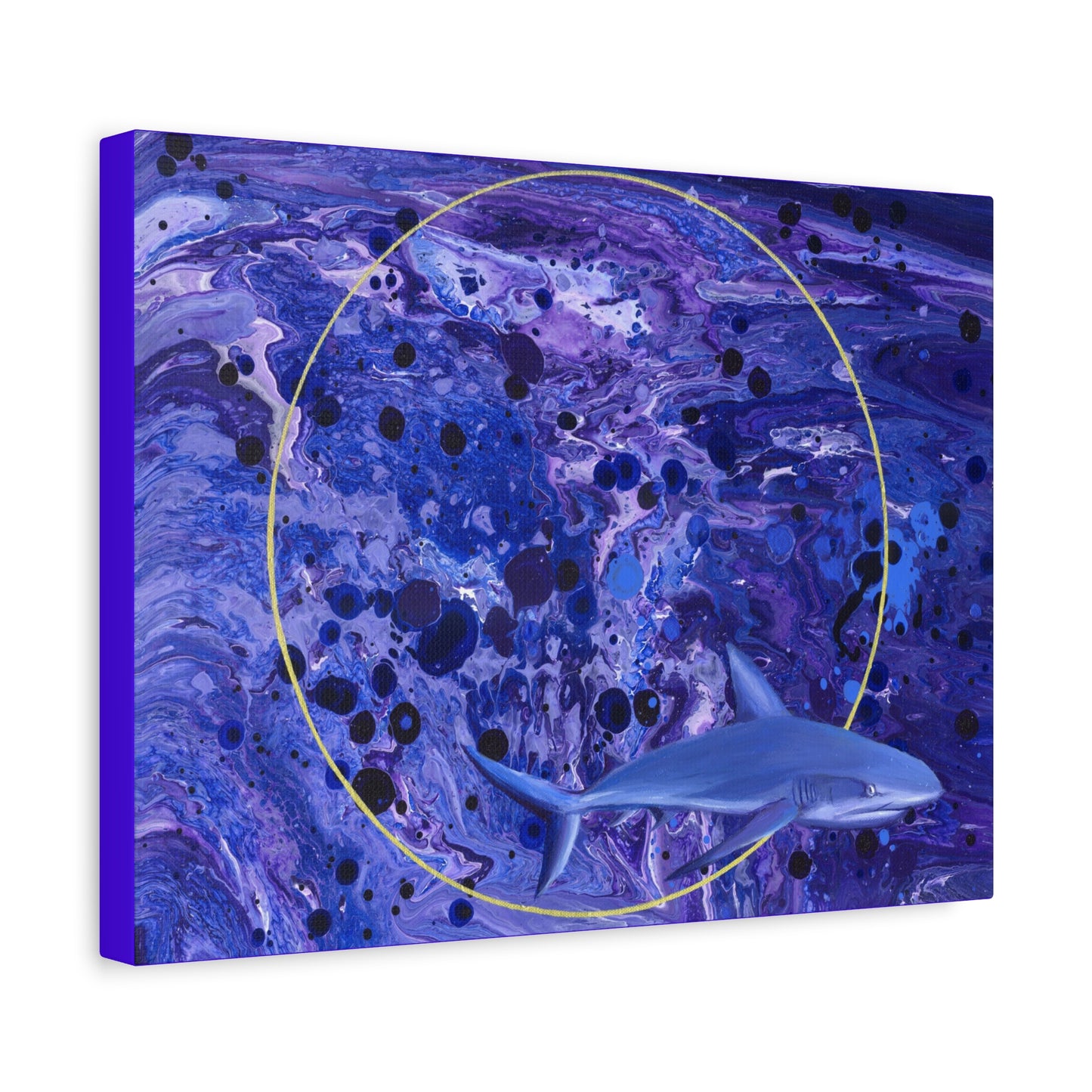 "Sharkira" Matte Canvas, Stretched, 1.25"