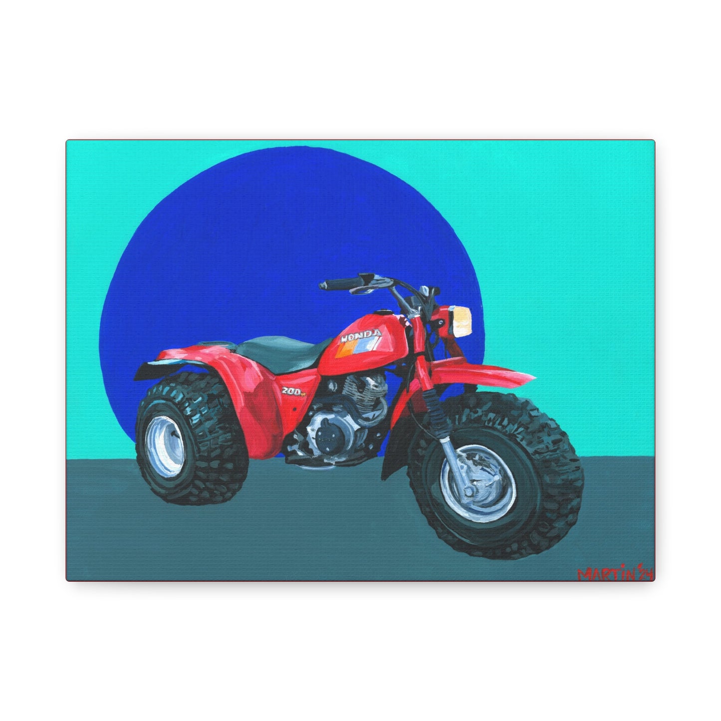 Honda ATC 200 Canvas Gallery Wrap