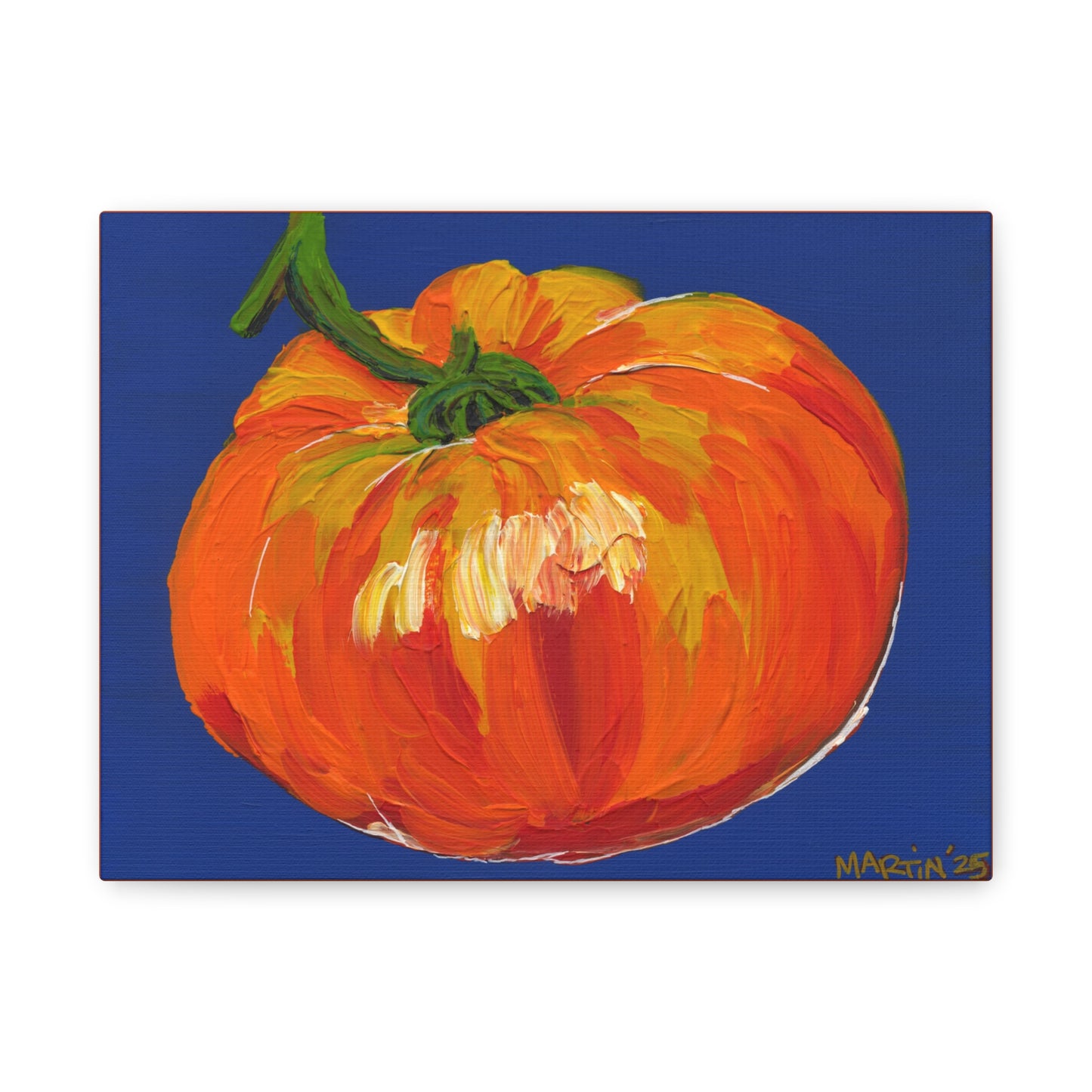 Funky Yellow Tomato Matte Canvas, Stretched, 1.25"