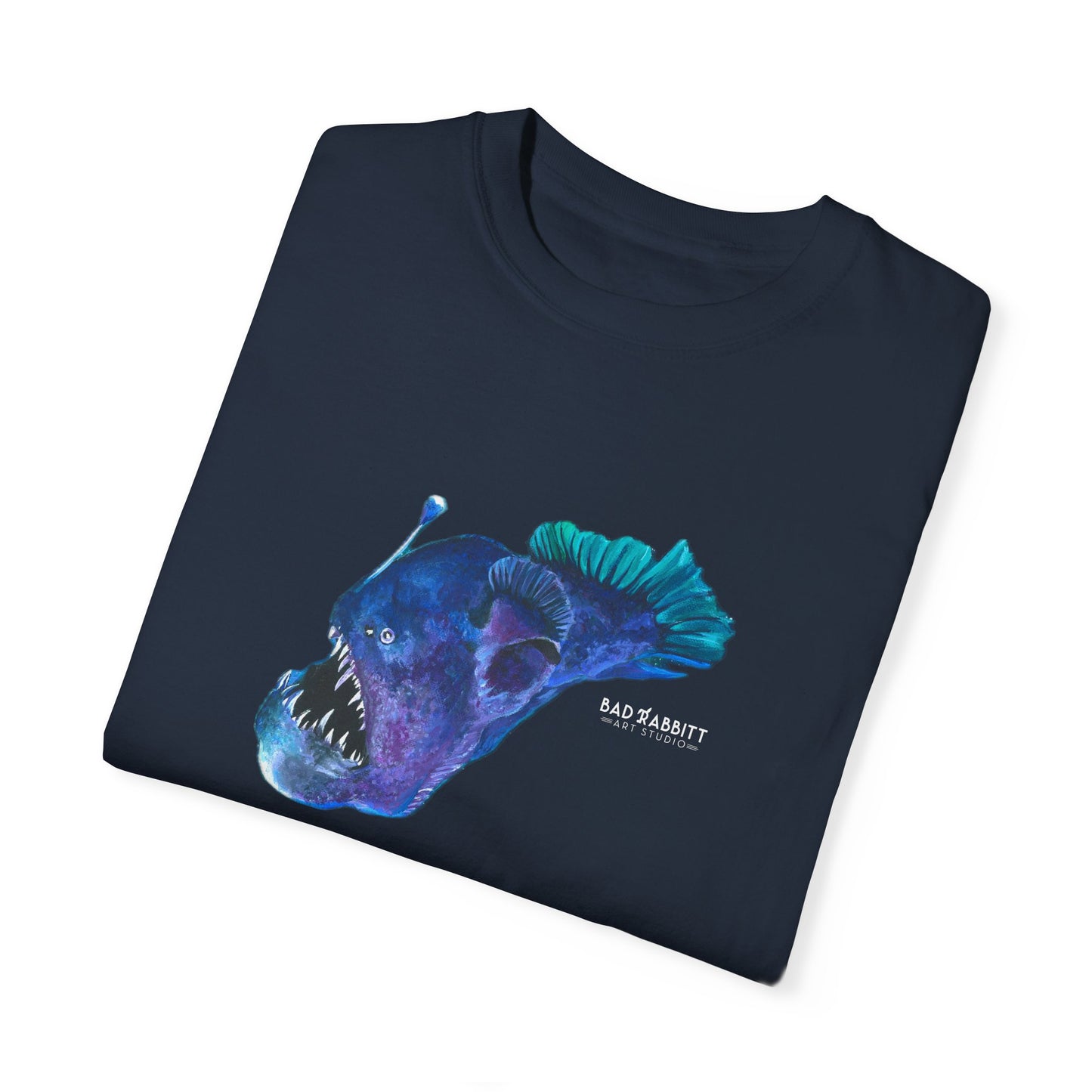 Angler Fish Unisex Garment-Dyed T-shirt