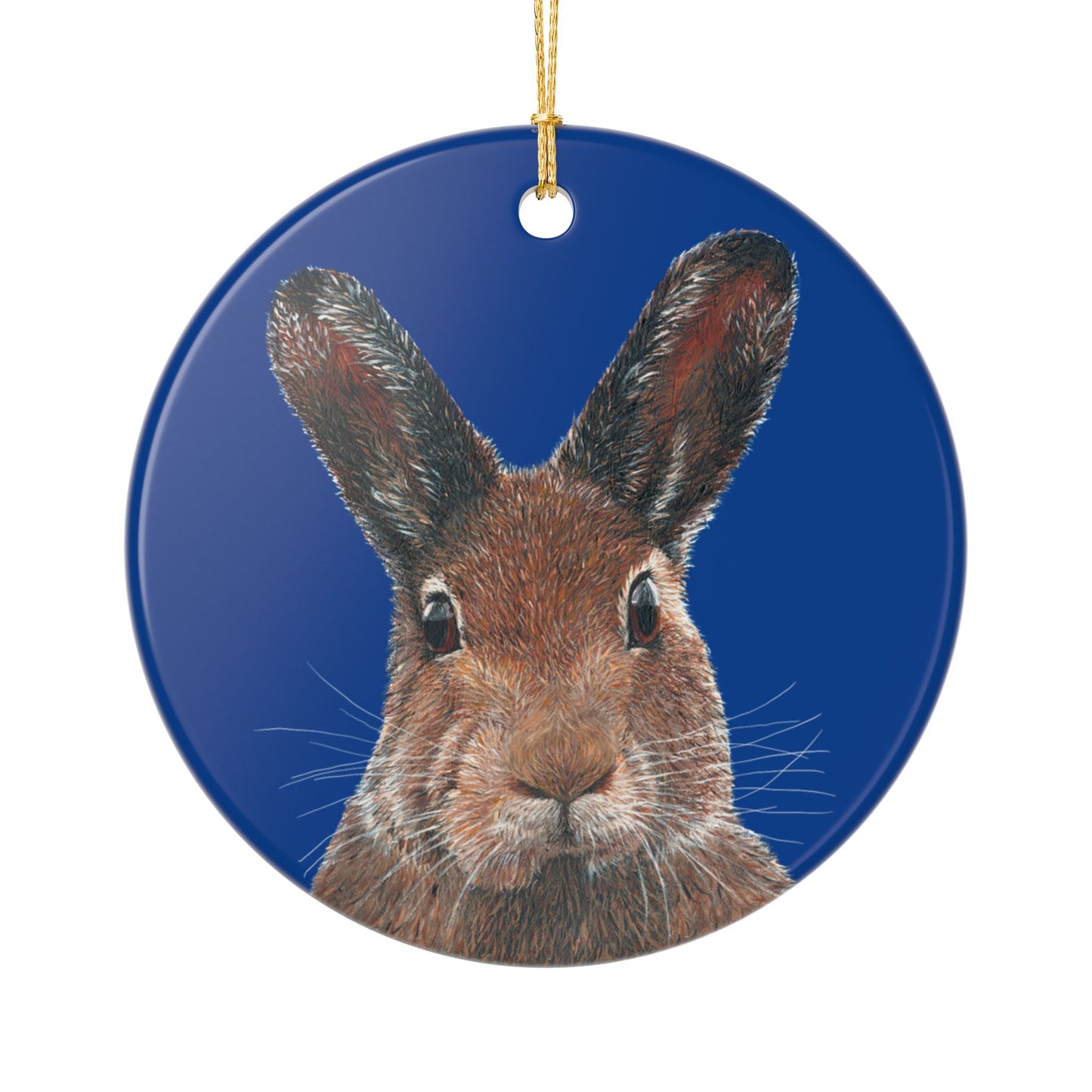 Rabbit Ceramic Ornaments (2-Side Print)
