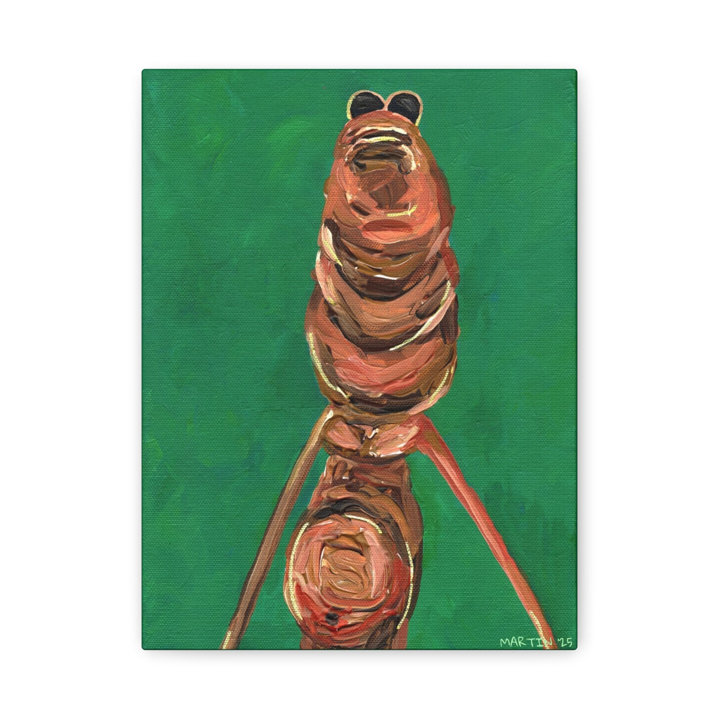 Marcus the Worm Matte Canvas, Stretched, 1.25"